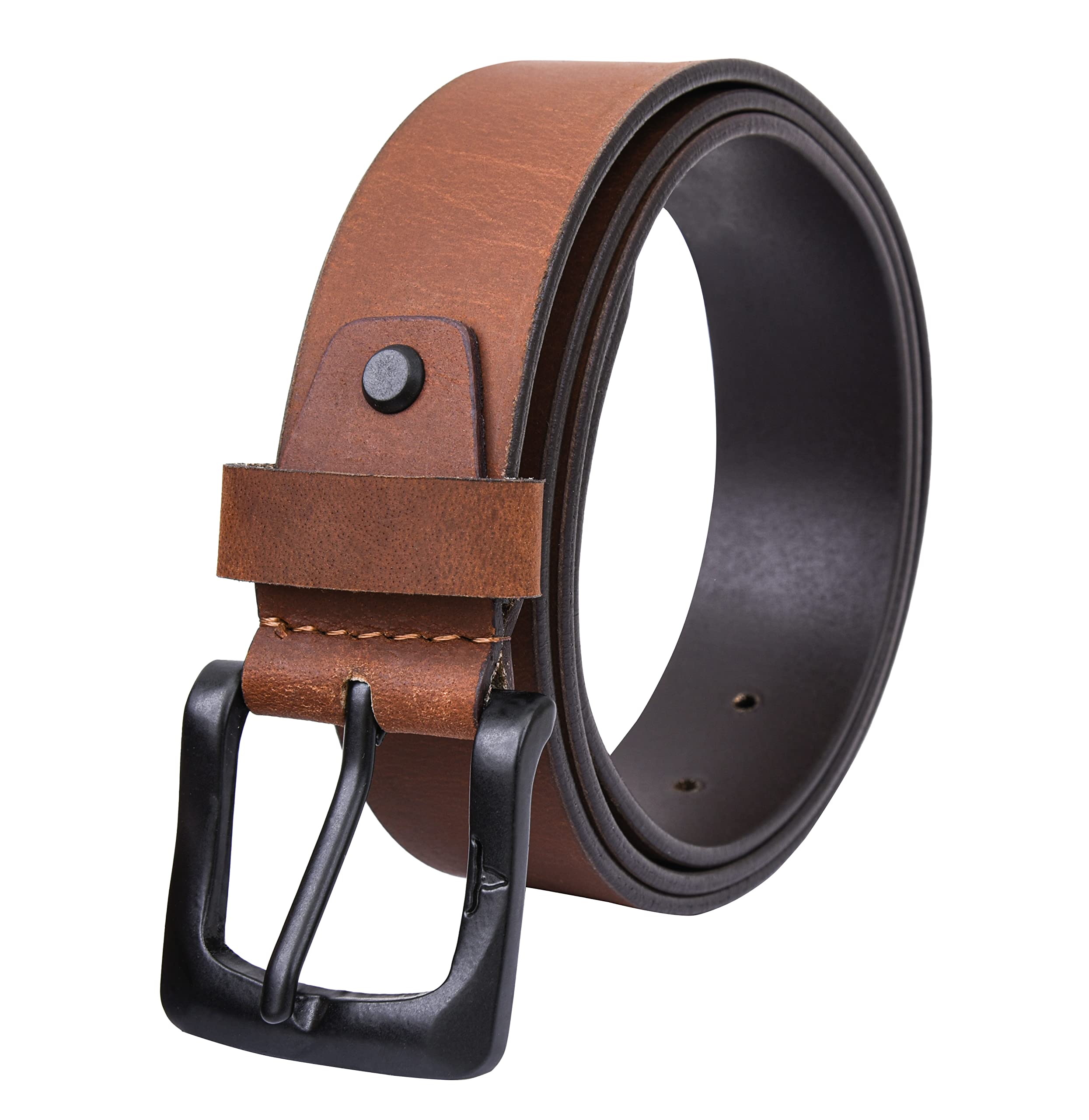 URBAN FOREST Redwood Leather Belt for Men - Image 3