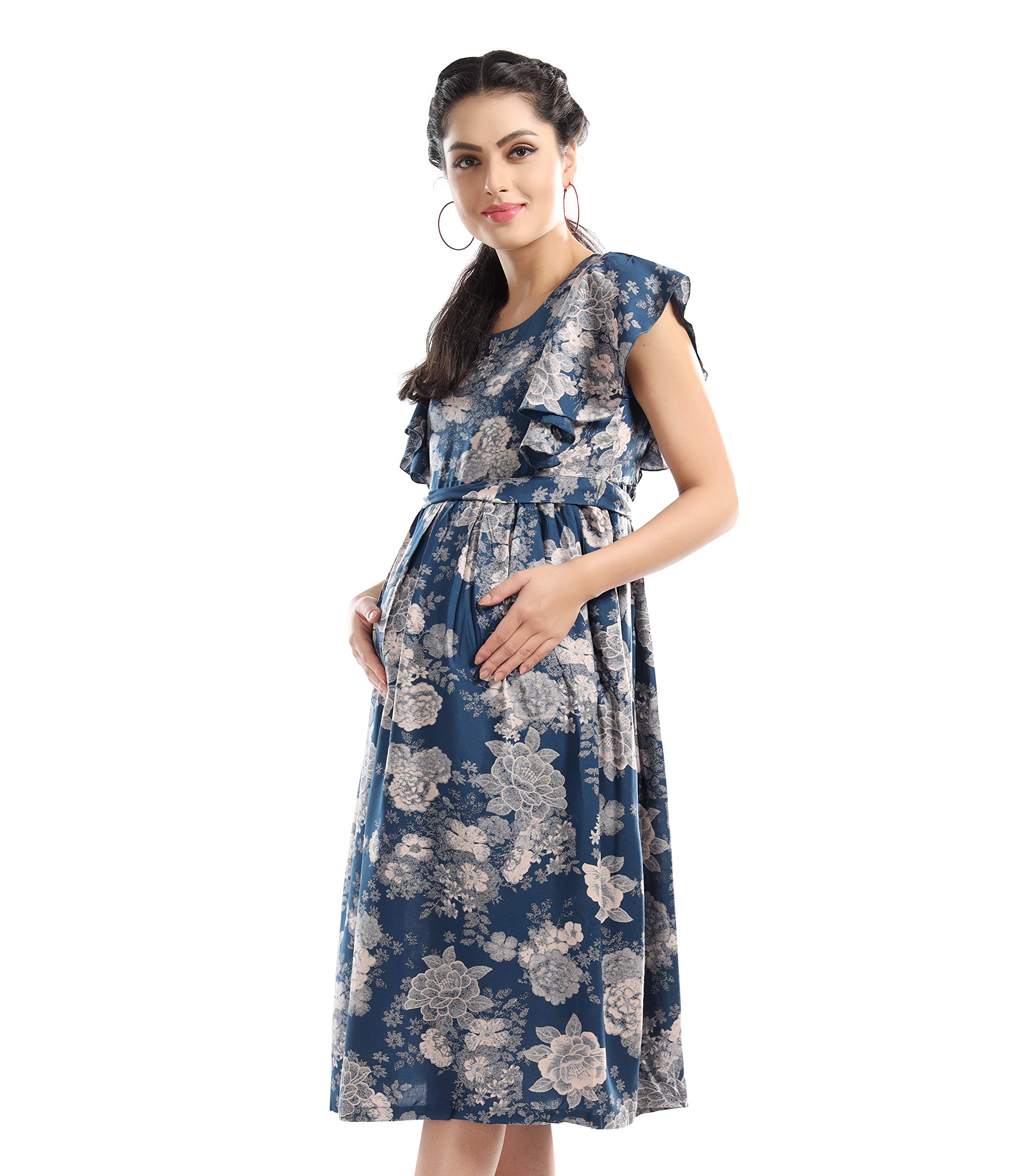 GarbGlide Rayon Maternity Kurta for Women