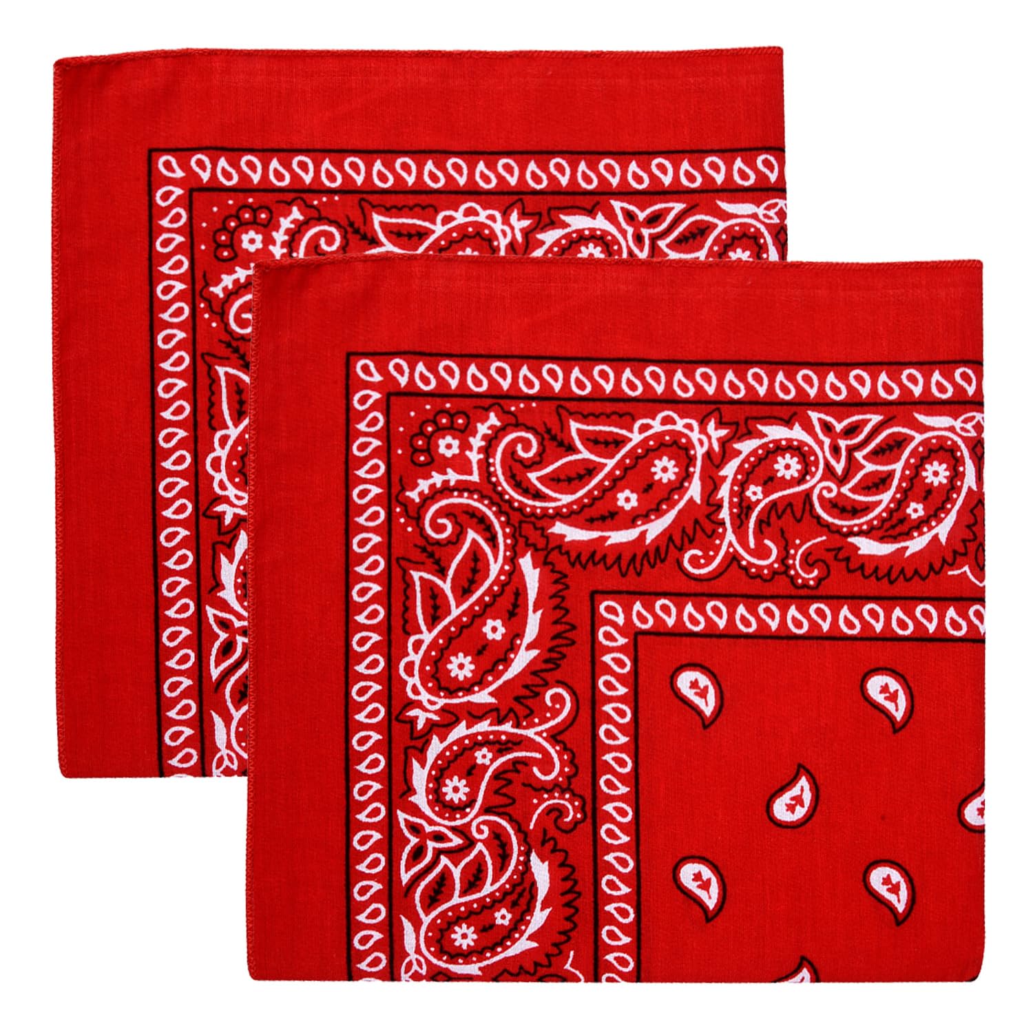 Kuber Industries Women's Cotton Handkerchief - Red