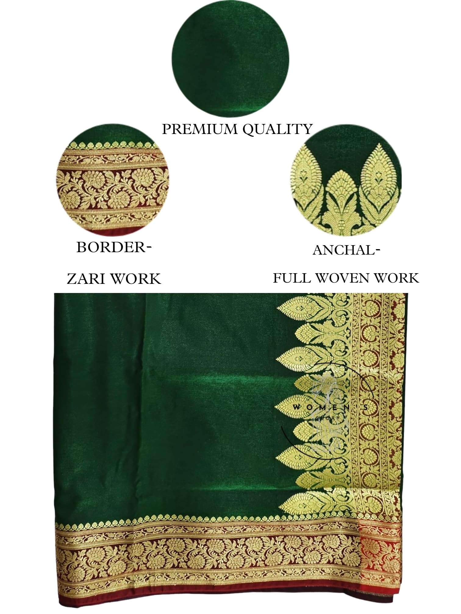 GarbGlide Kanjivaram Lichi Silk Saree for Women - Image 4