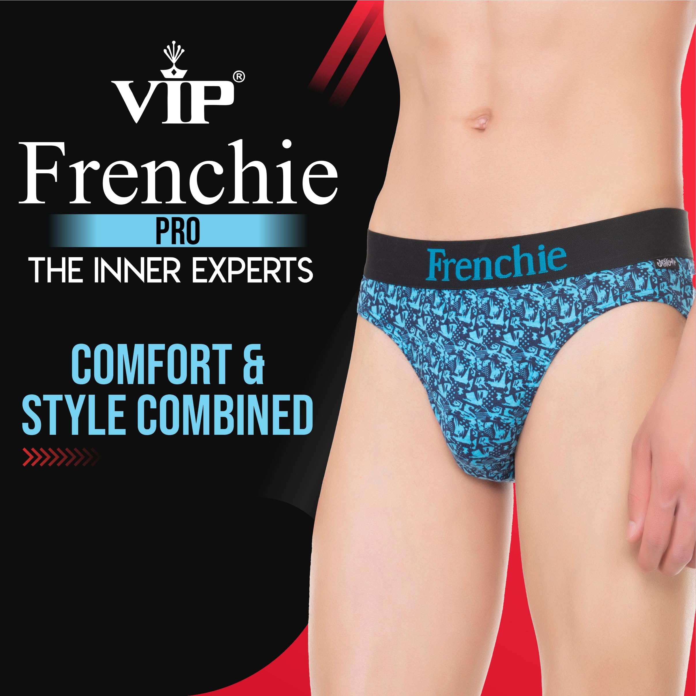 VIP Men Cotton Briefs - Multicolor - Image 2