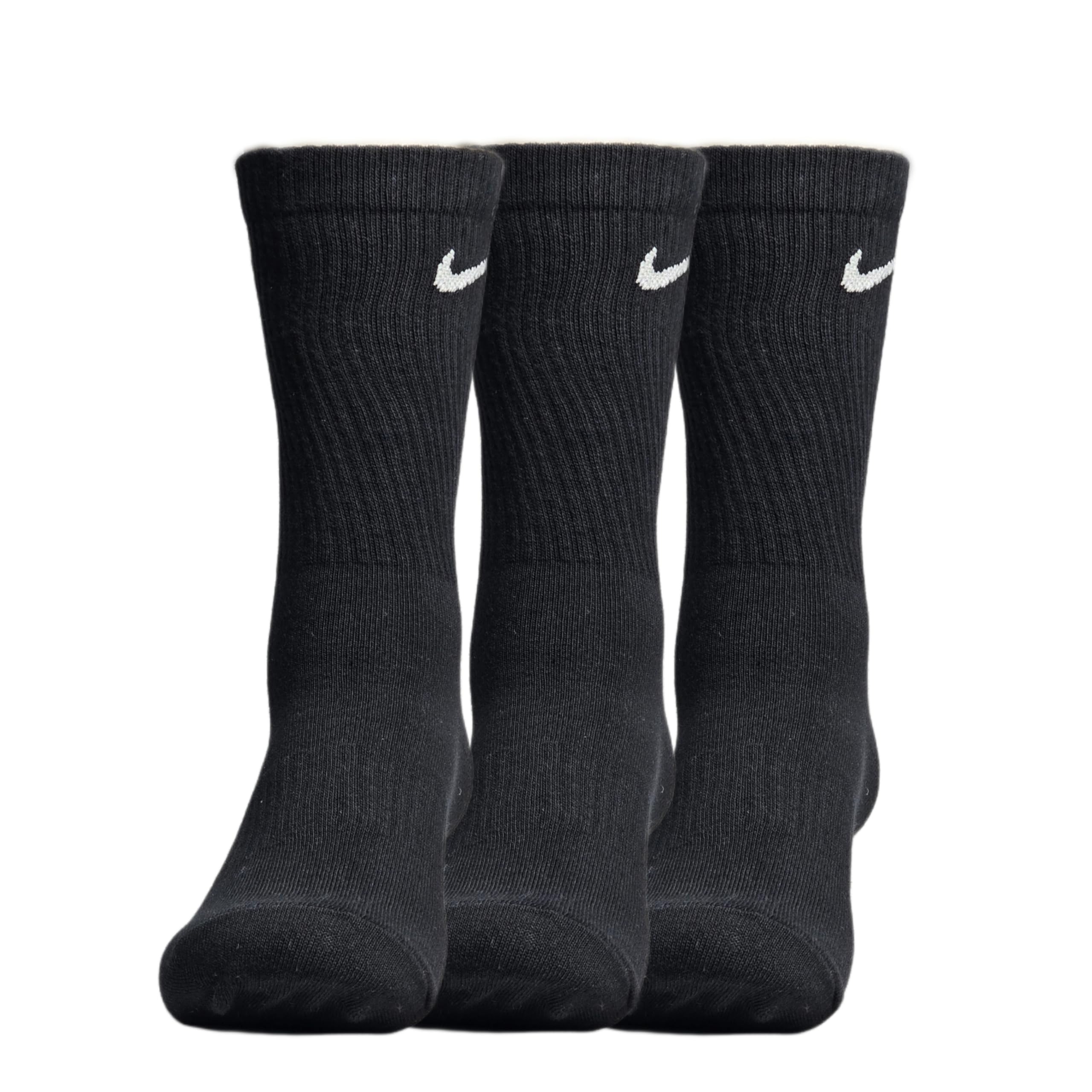 Maxcom Unisex Crew Length Socks - Black