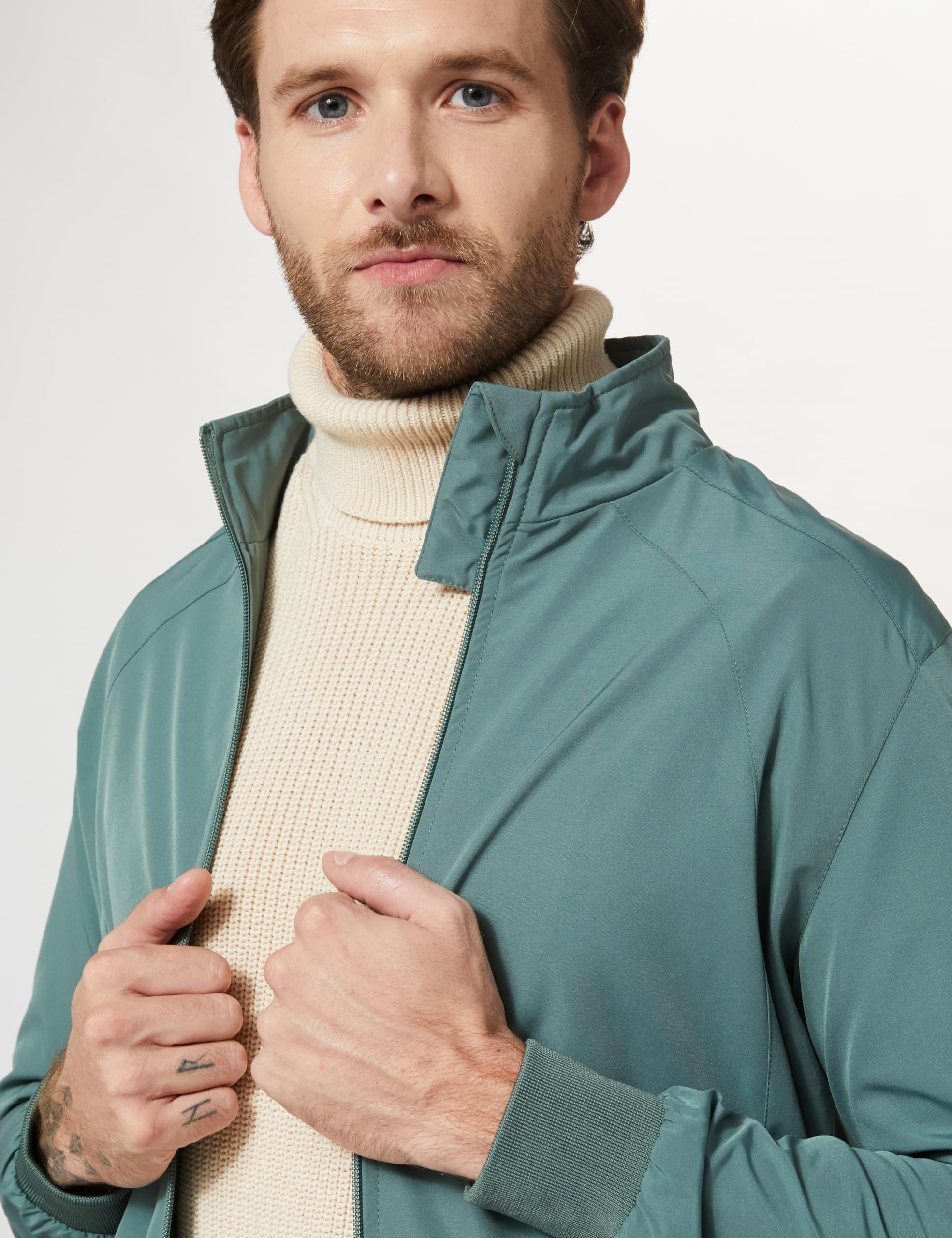 Amazon Men's Polyester Lined Jacket - Turtle Green - Image 4