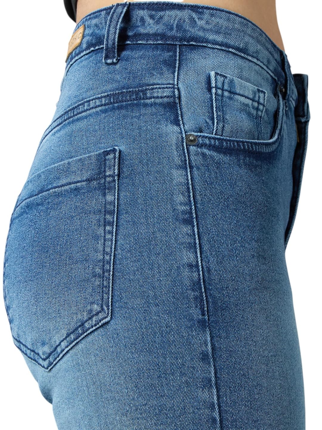 AKA Chic Women's Straight Fit Jeans - Blue - Image 5