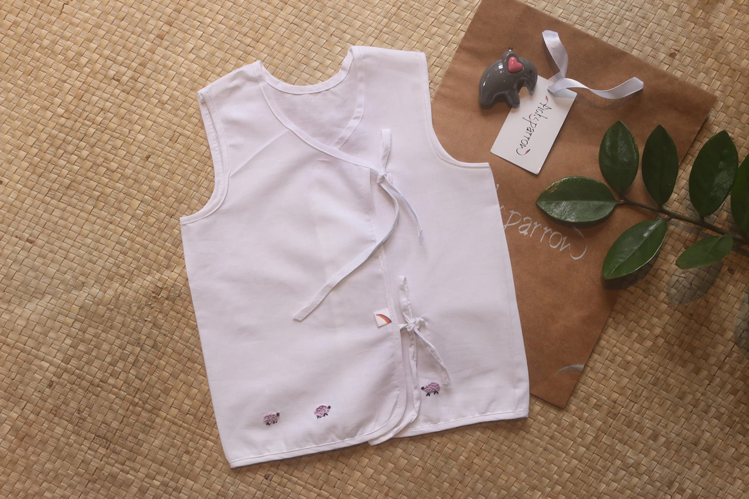 PICKSPARROW Cotton Embroidered Newborn Baby Clothes - Image 4