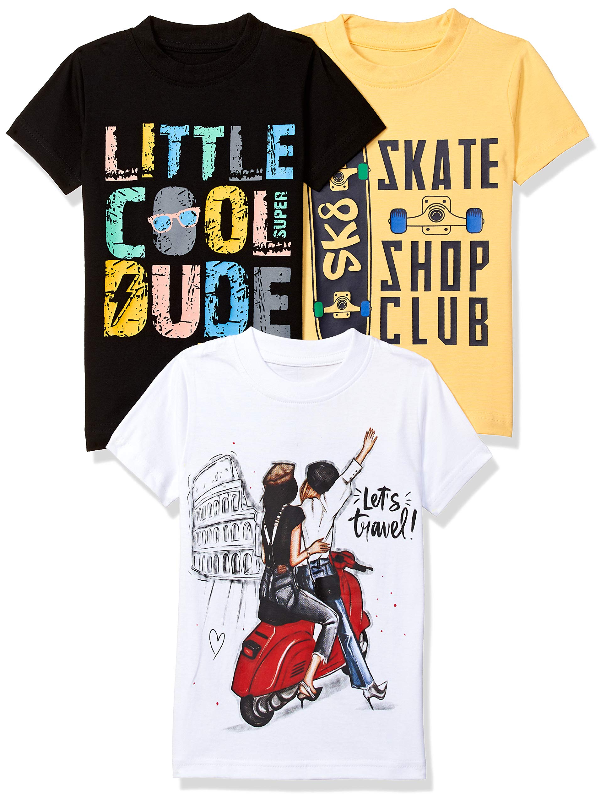 T2F Boys Cotton Solid T-Shirt