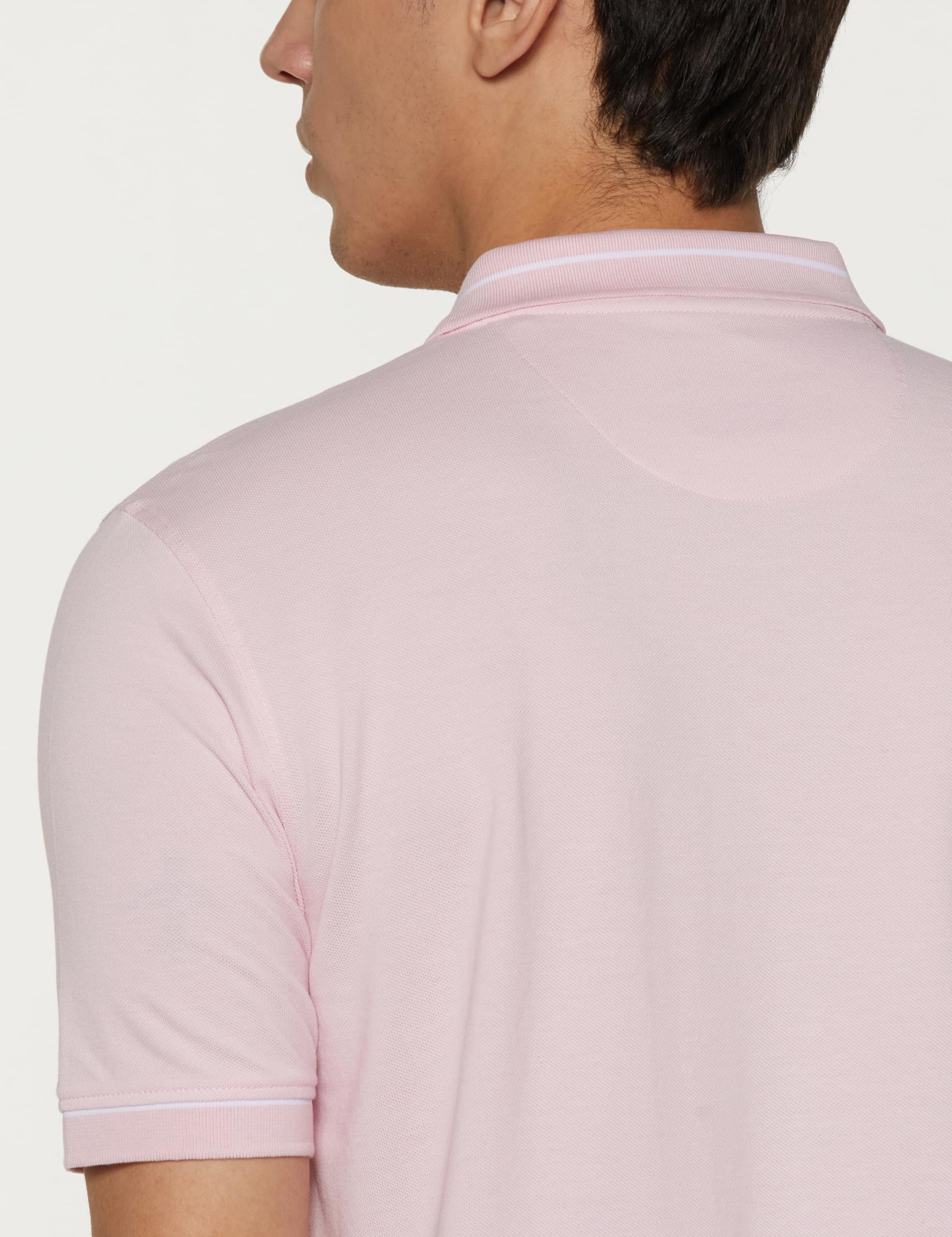 Peter England Men's Pink Polo T-Shirt - Image 4