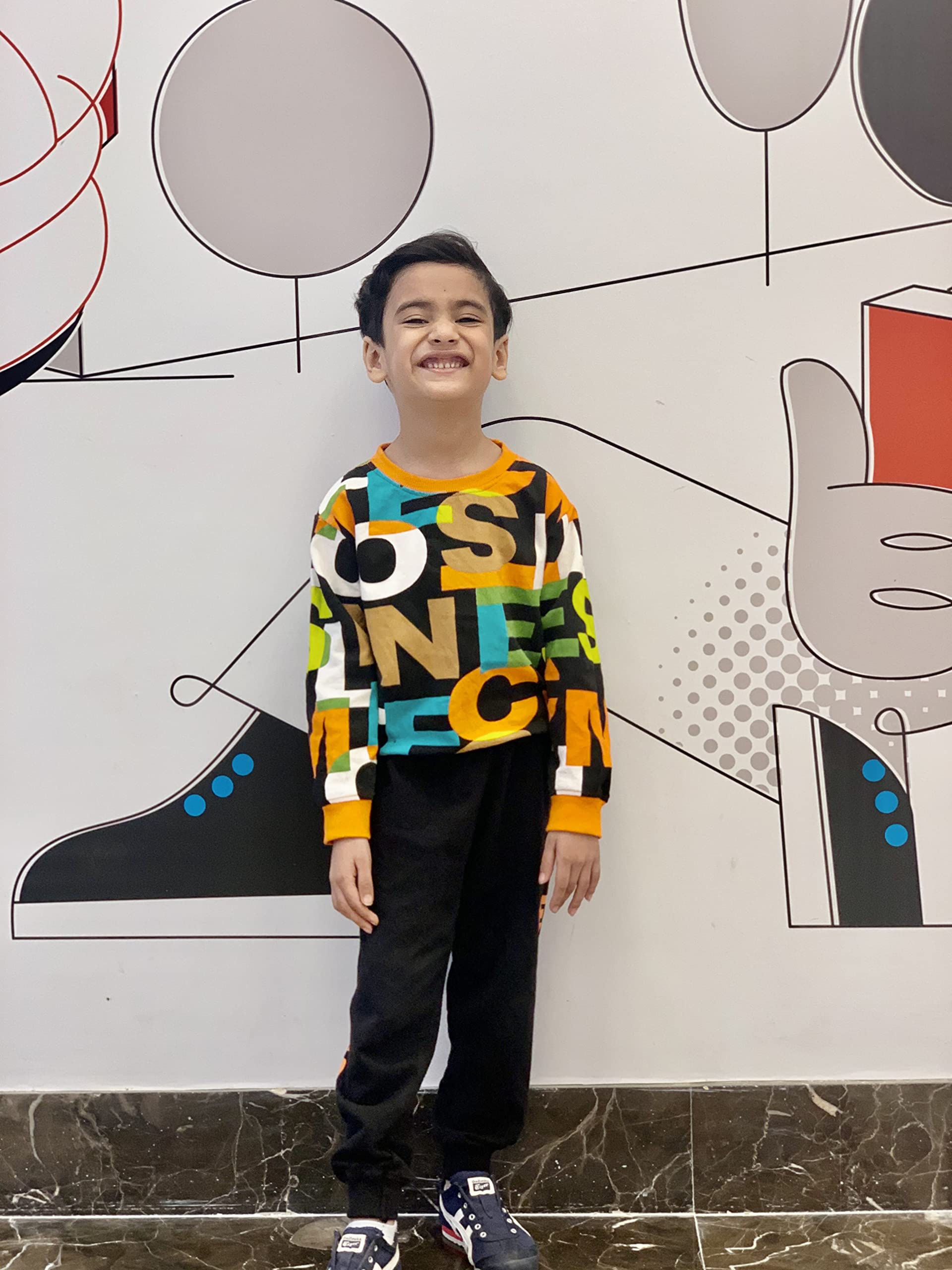 Googo Gaaga Multi Color Cotton Sweatshirt Set for Kids - Image 4