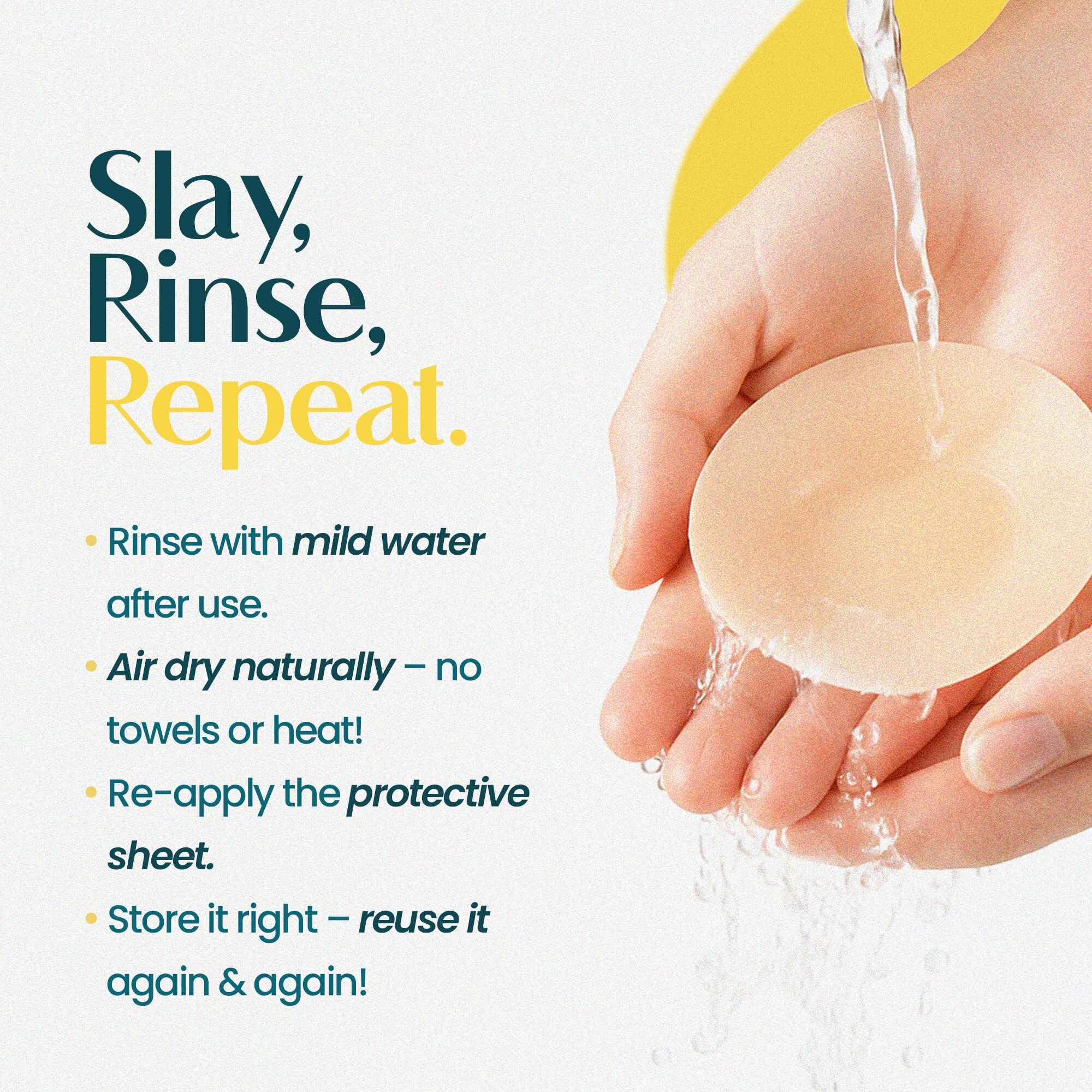 FemiSafe Reusable Nipple Covers for Women - Nude - Image 5