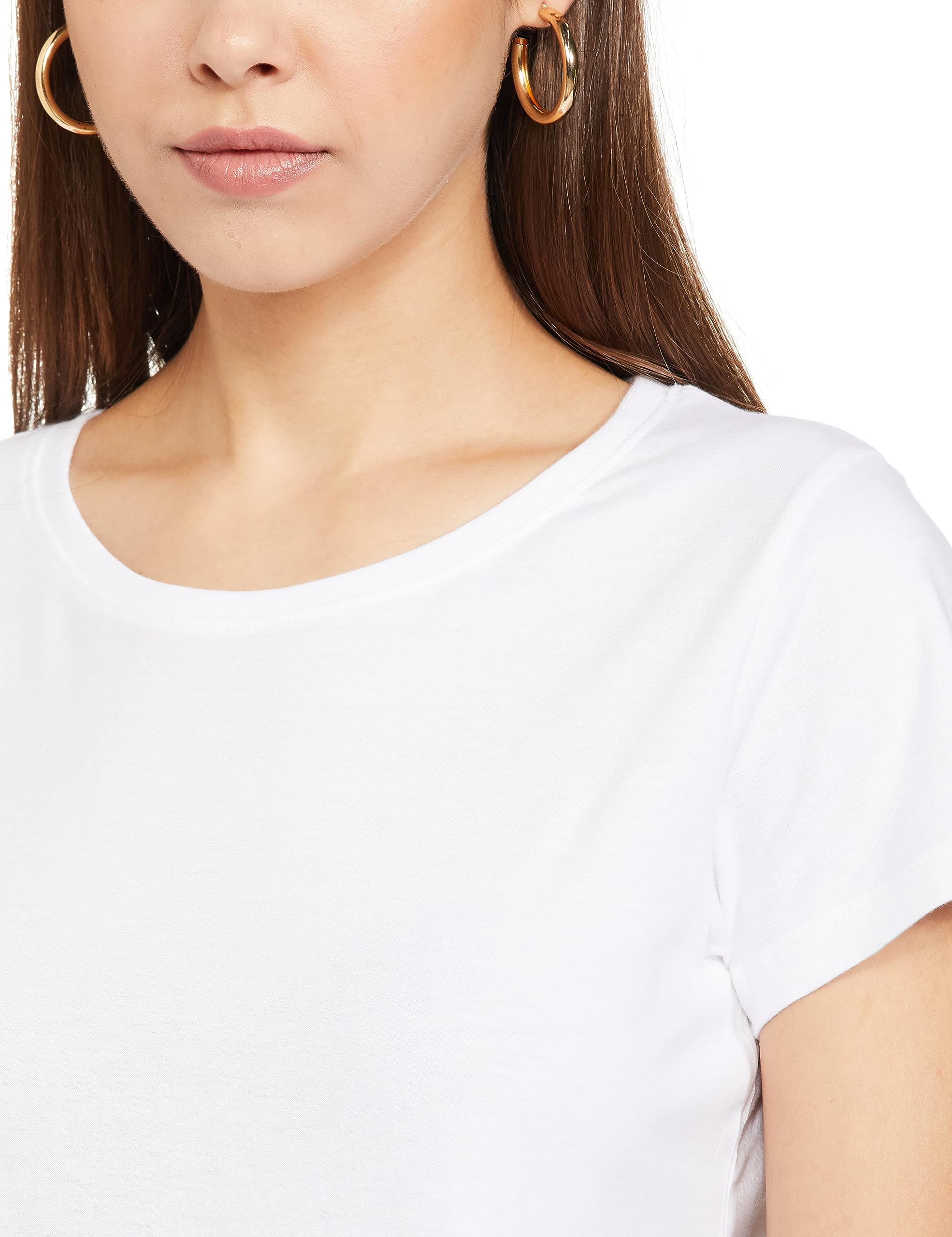 Max Cotton Women's White T-Shirt - Image 3