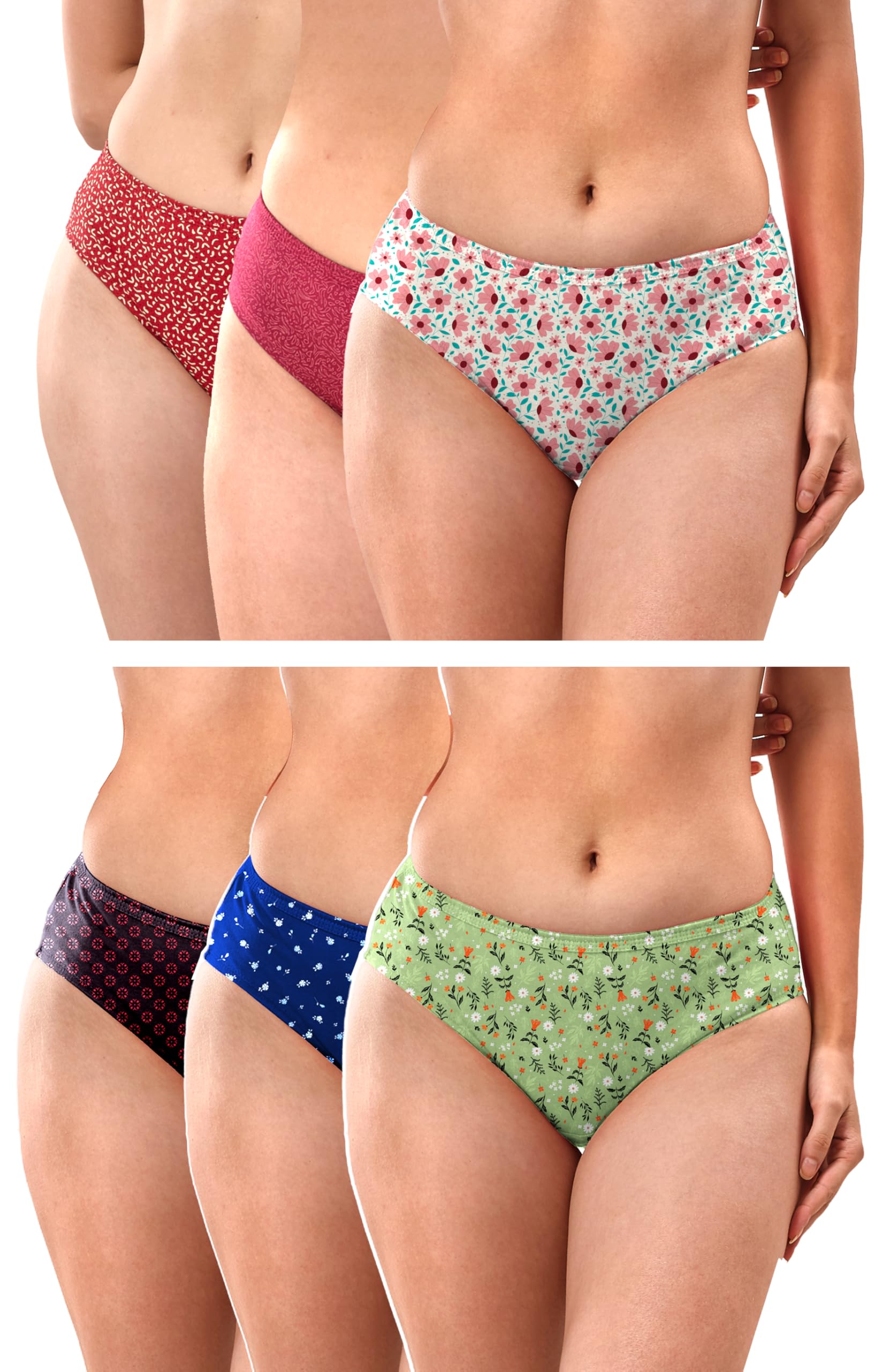Lyra Printed Hipster Panties Multicolour