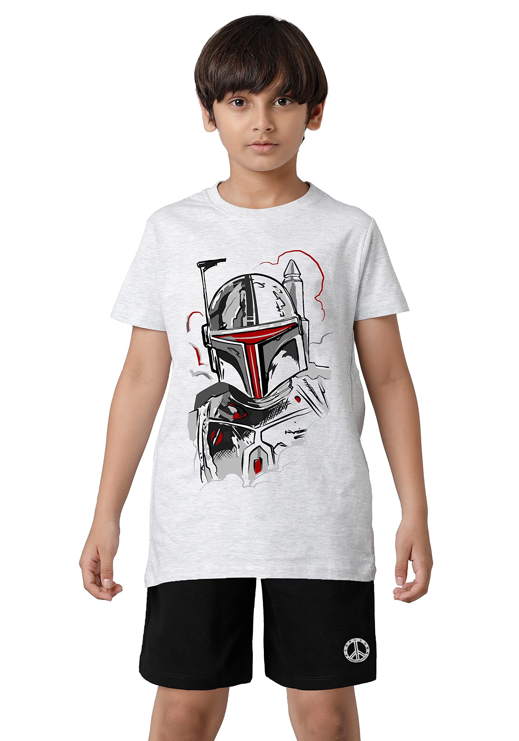 KYDA KIDS Boys Cotton Printed T-Shirts - Multicolor - Image 2