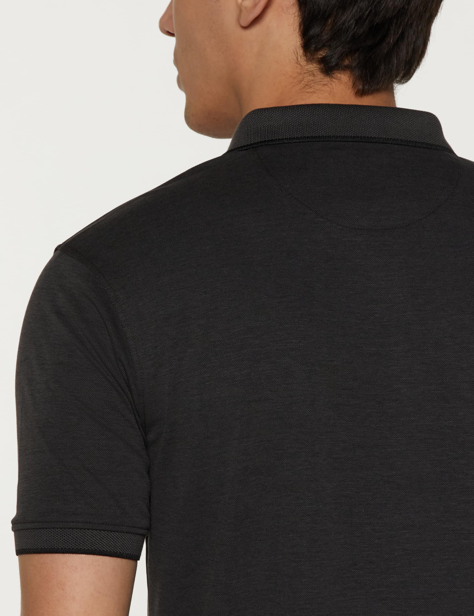 Peter England Polo T-Shirt for Men - Dark Green - Image 4