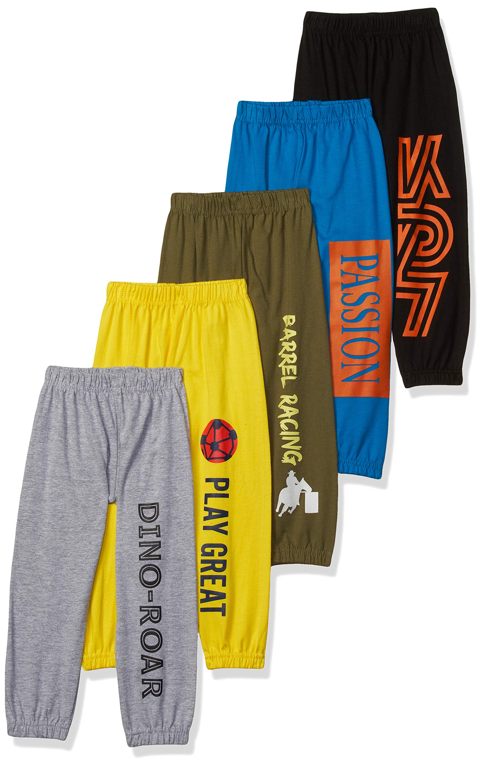 T2F Boy's Regular fit Pants - Multi