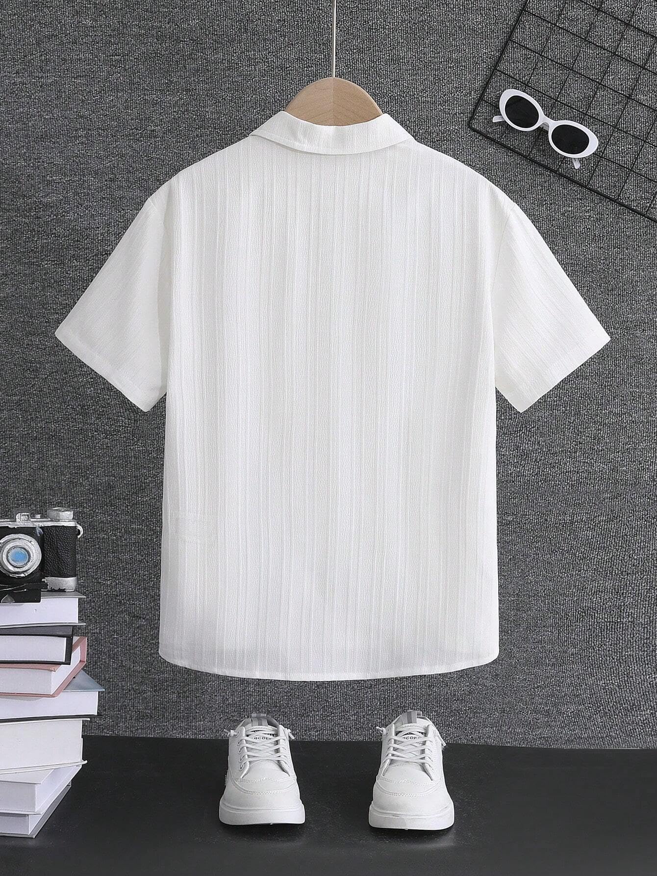 TAGAS Boys Tropical Forest Digital Print Shirt - Image 4