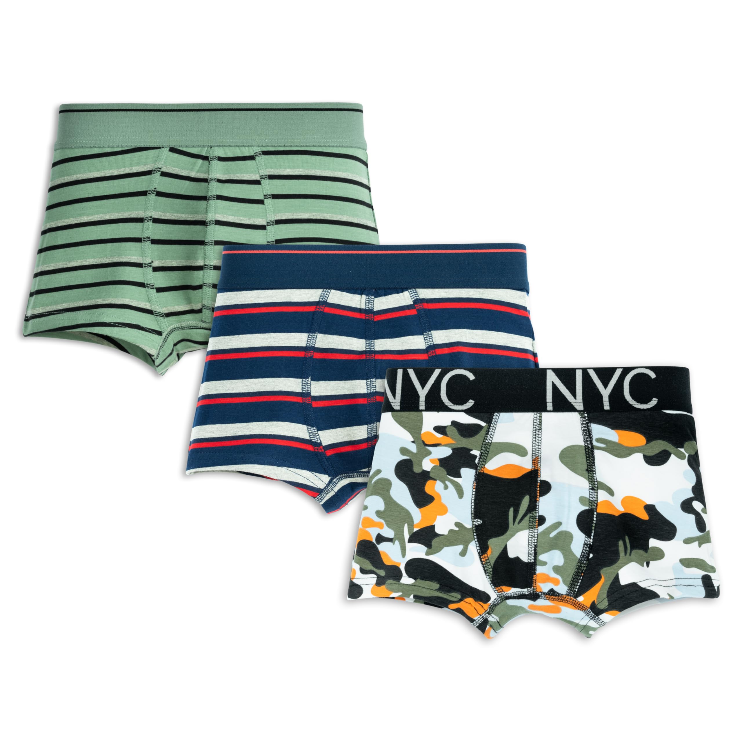 ARIEL Boys Cotton Boxers - Green