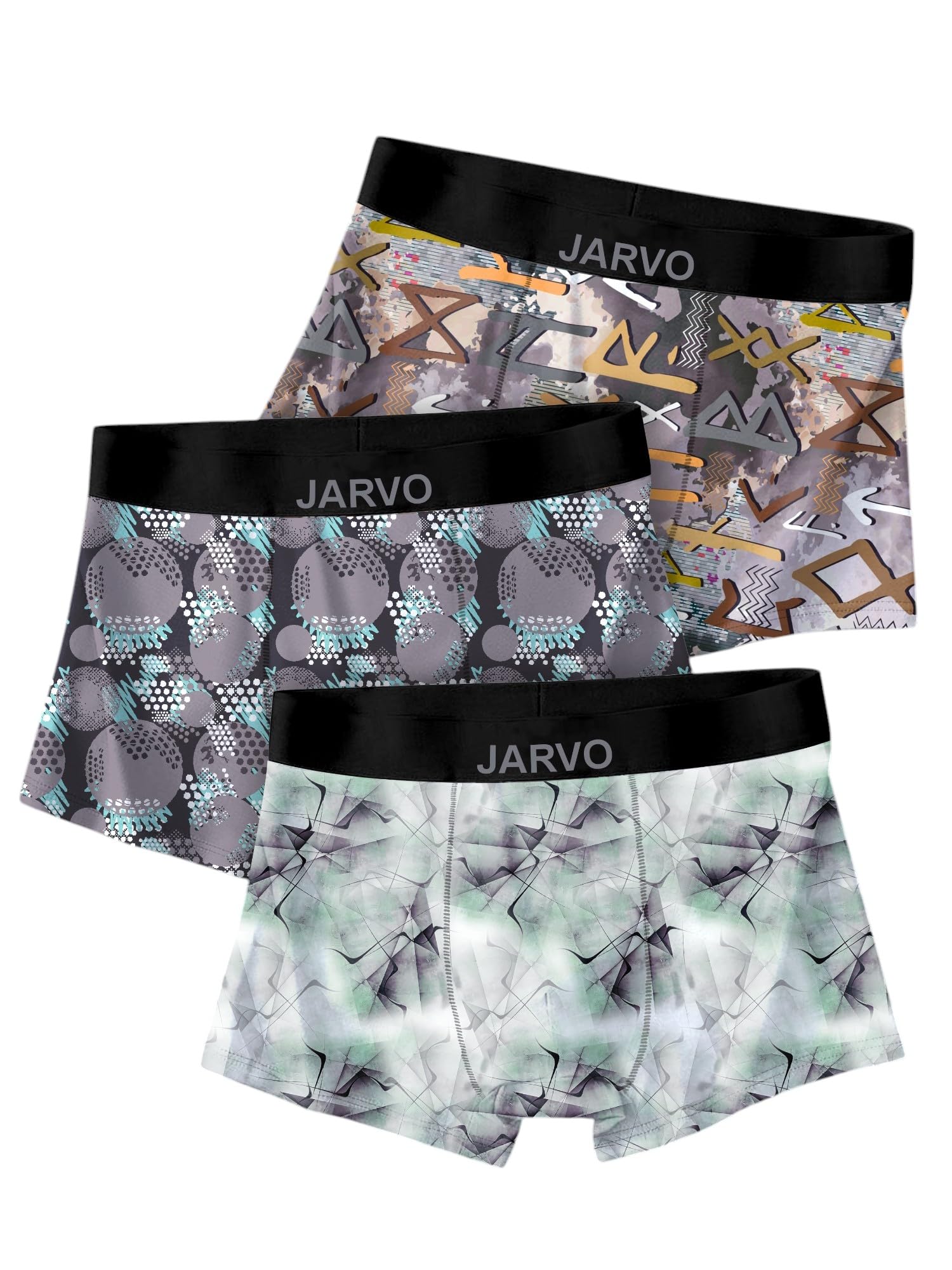 JARVO Men's Ice Silk Trunks - Soft Breathable