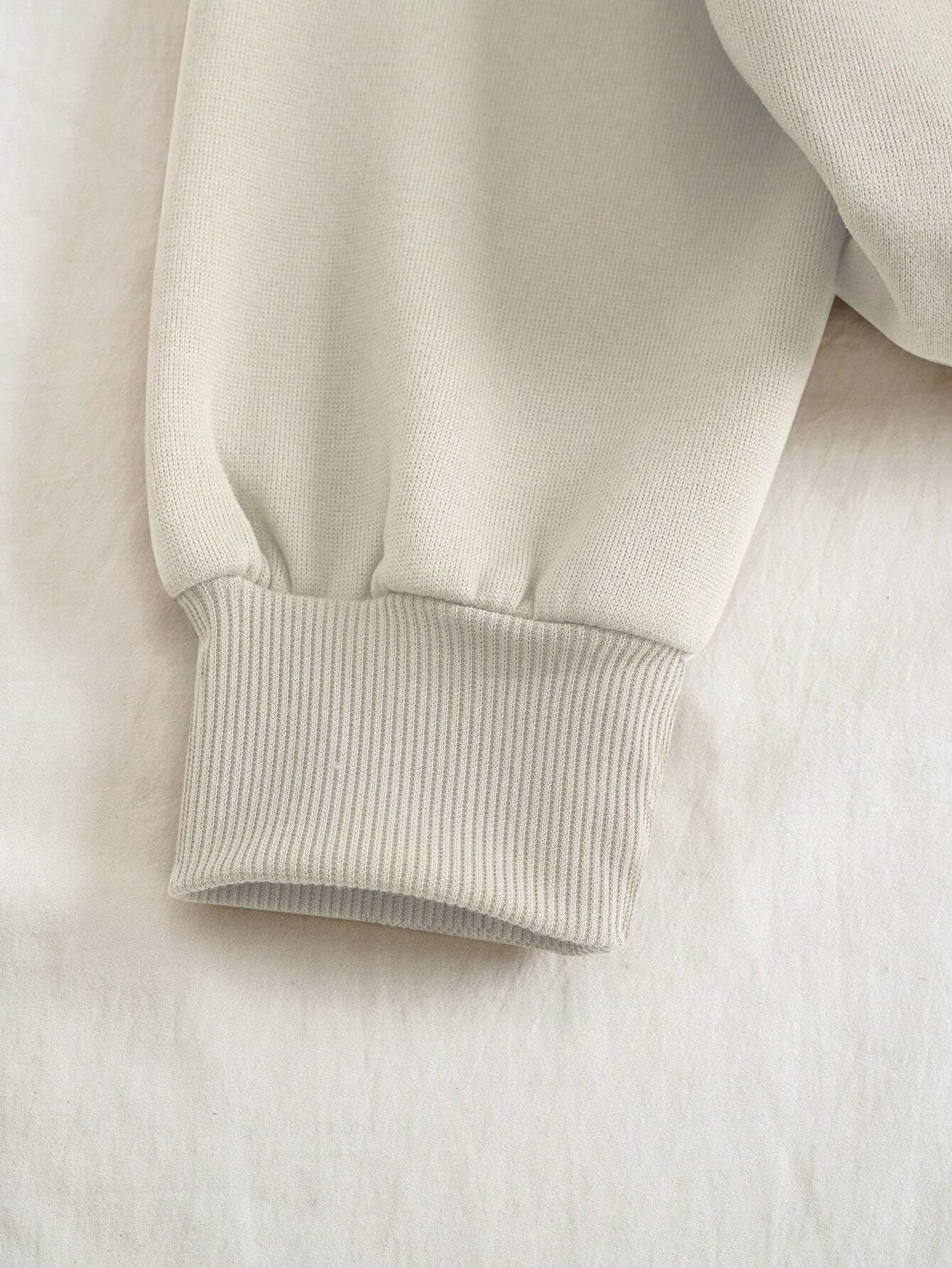 TAGAS Women's Graphic Print Sweatshirt - Beige - Image 5