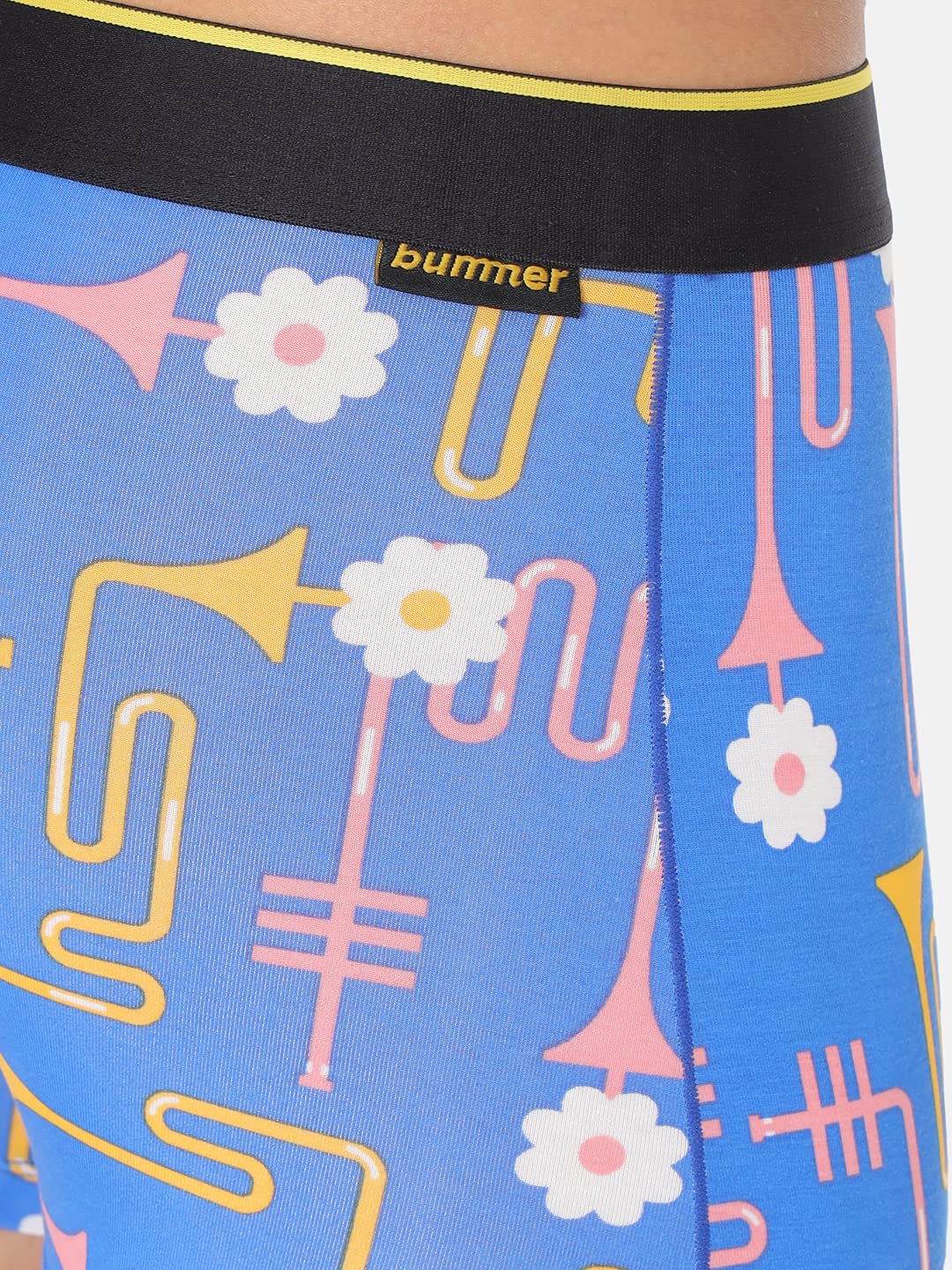 Bummer Printed Micro Modal Trunks for Men - Image 3