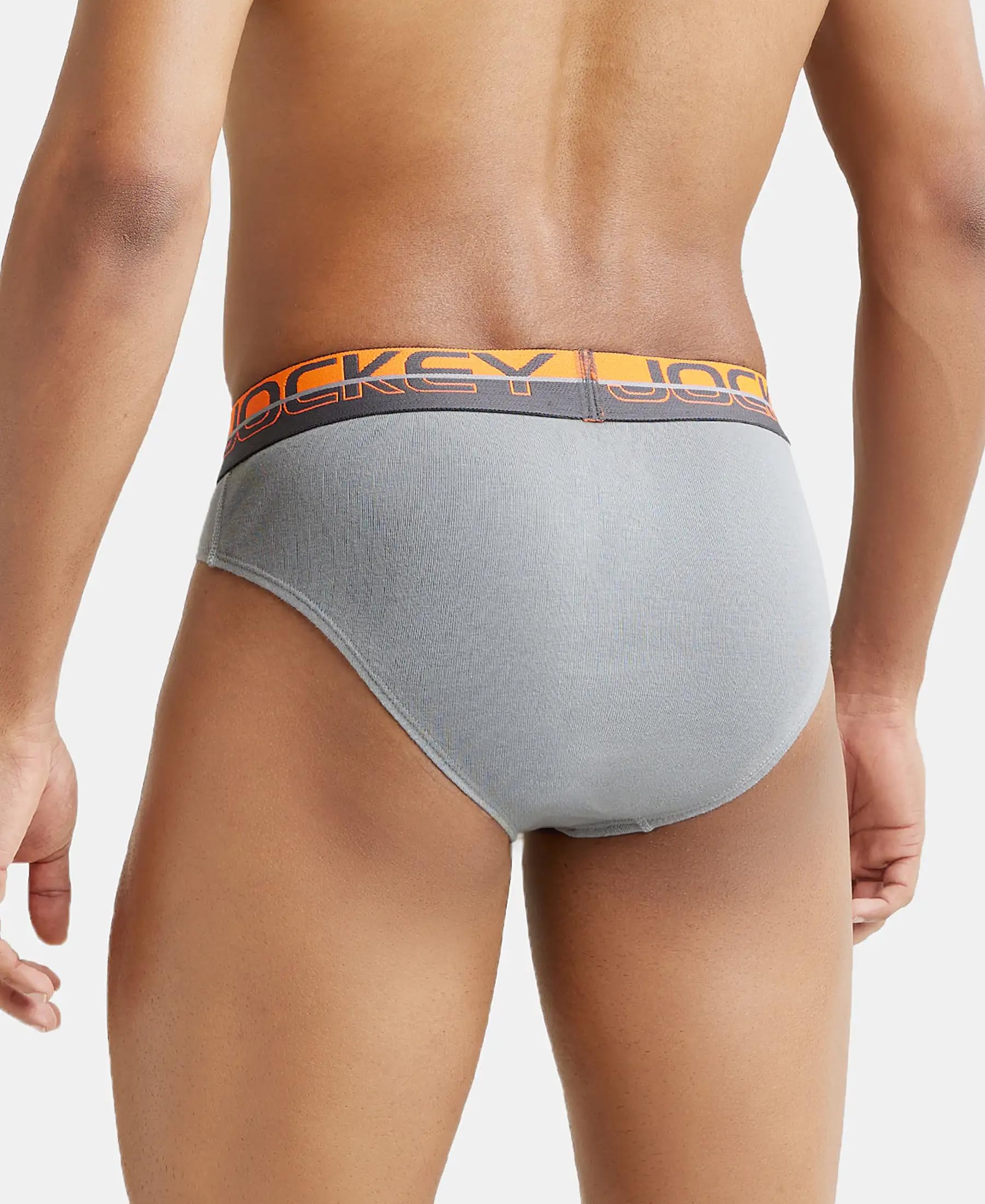 Jockey Men's Cotton Rib Solid Brief - Image 4