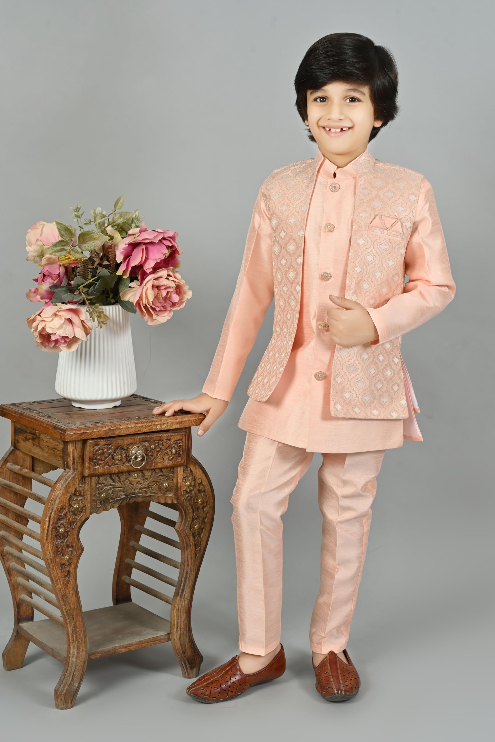 AHHAAAA Kids Kurta Pyjama Set - Image 2