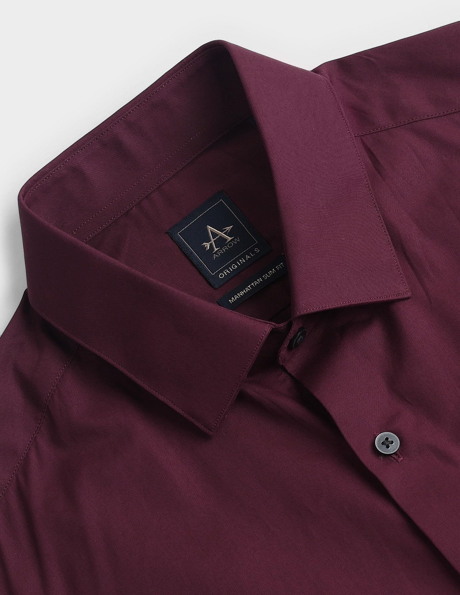 Arrow Men's Maroon Slim Fit Shirt - Image 3