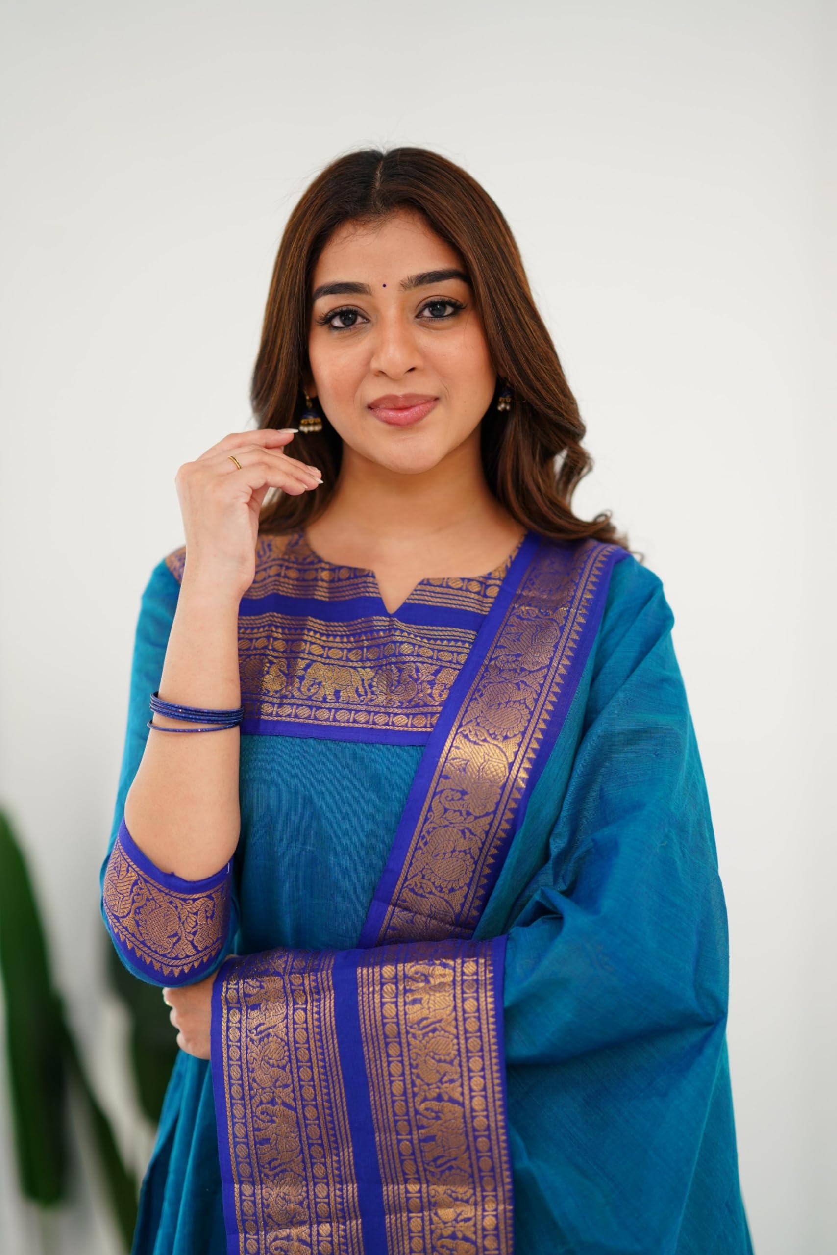 TWINLIGHT Kanchi Cotton Kurta Dupatta Set for Women - Image 5