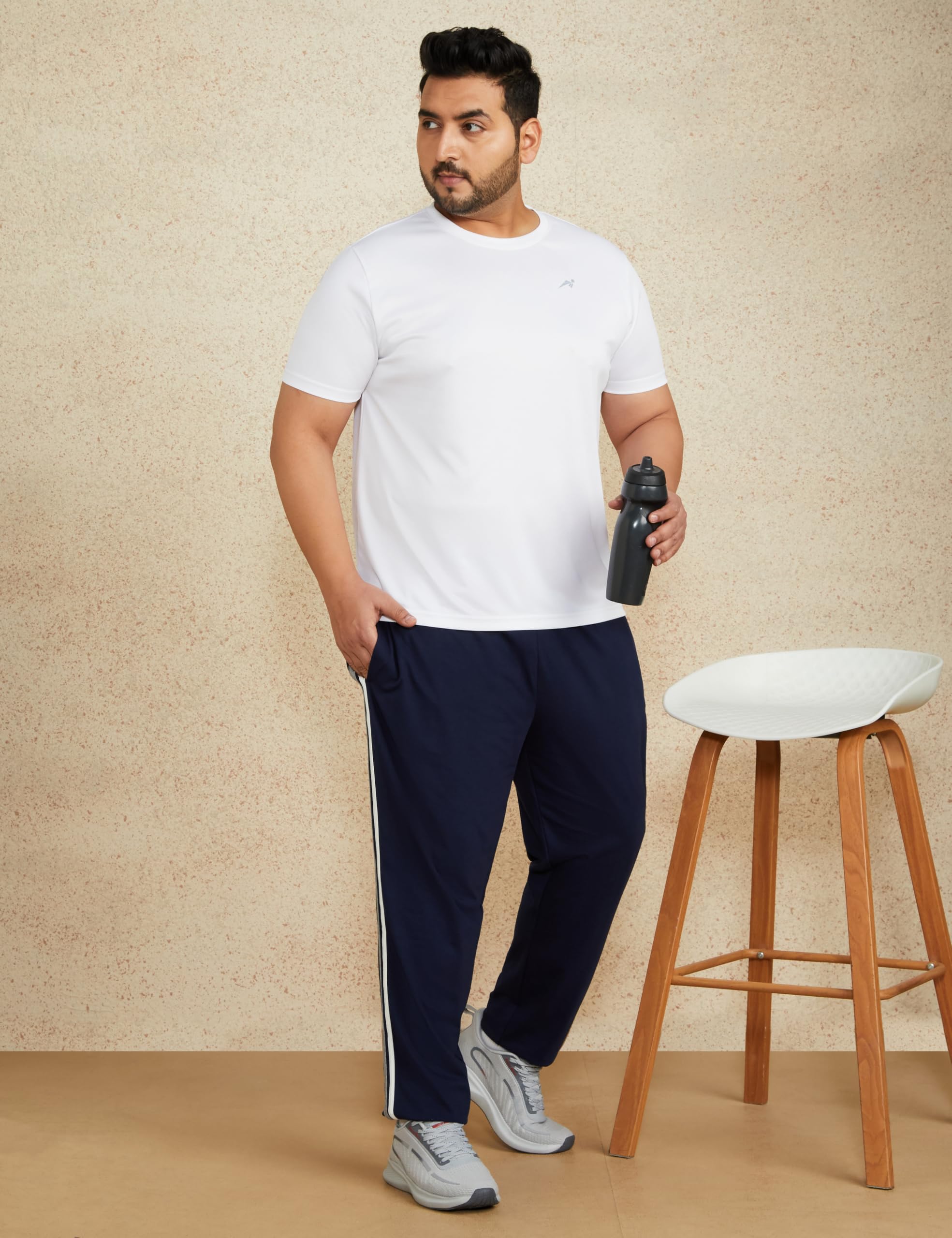 Symbol Men's Navy Track Pants - Image 5