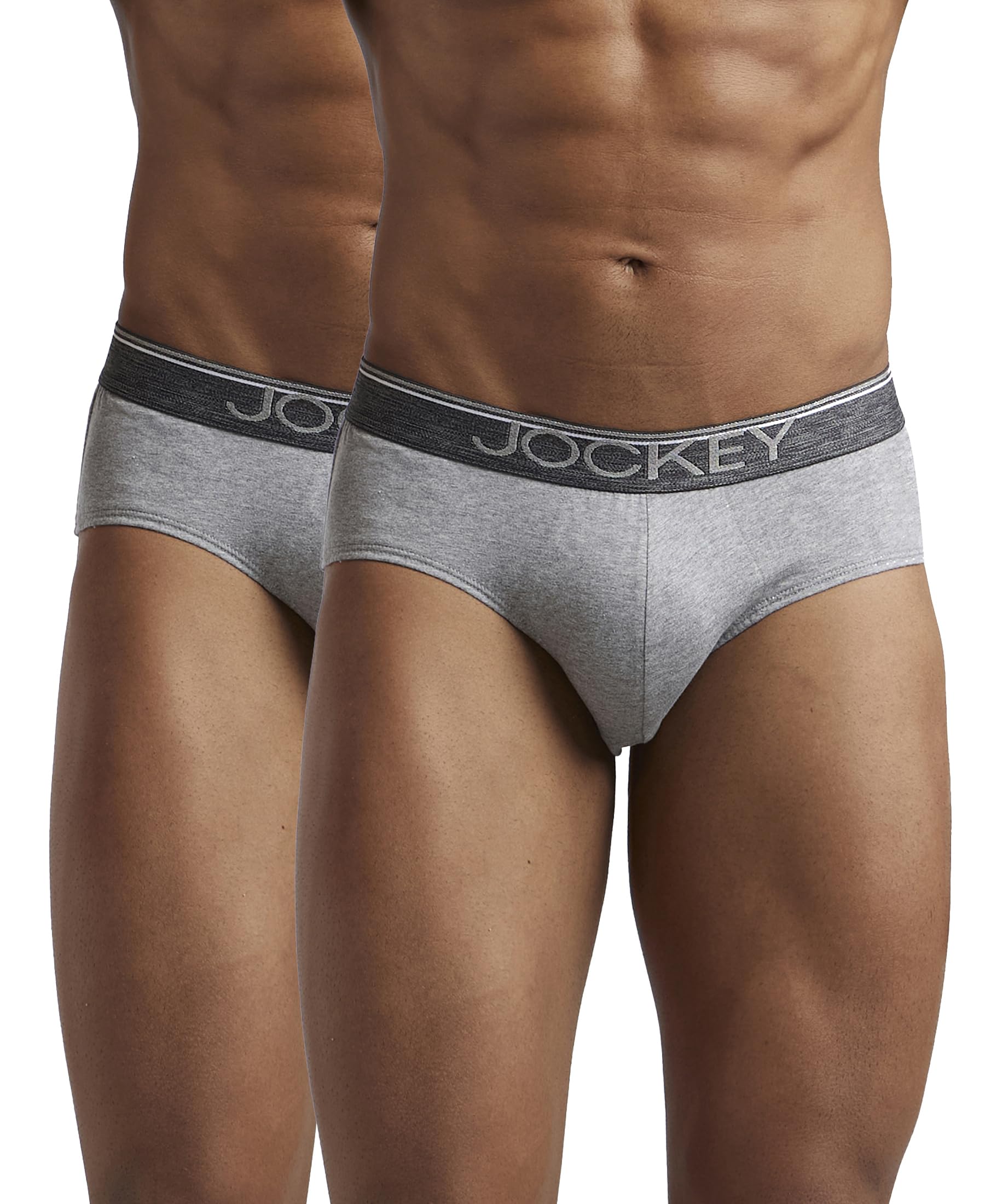 Jockey Men's Briefs - Grey Melange