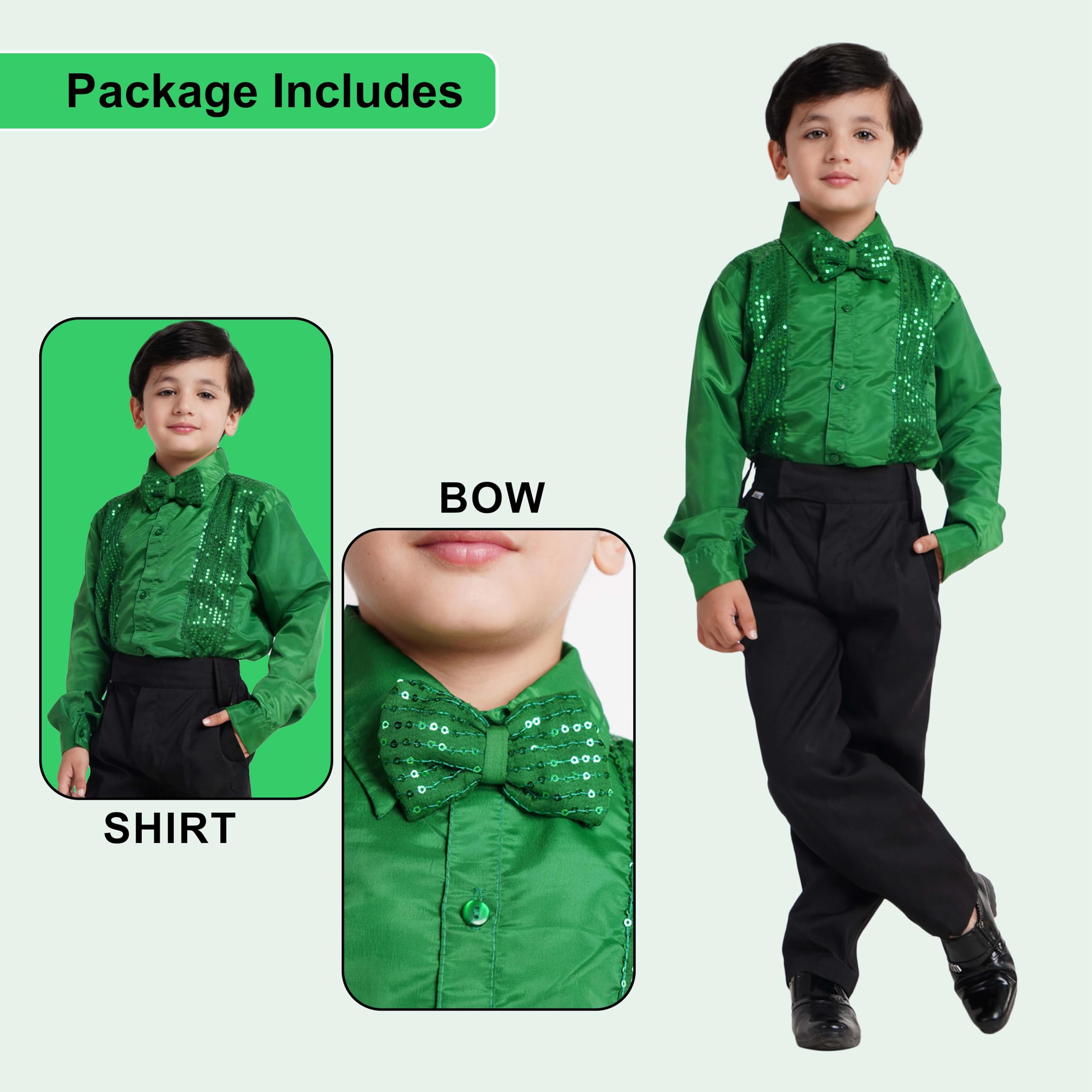 Kaku Polyester Dance Costume Shirt for Kids - Image 3