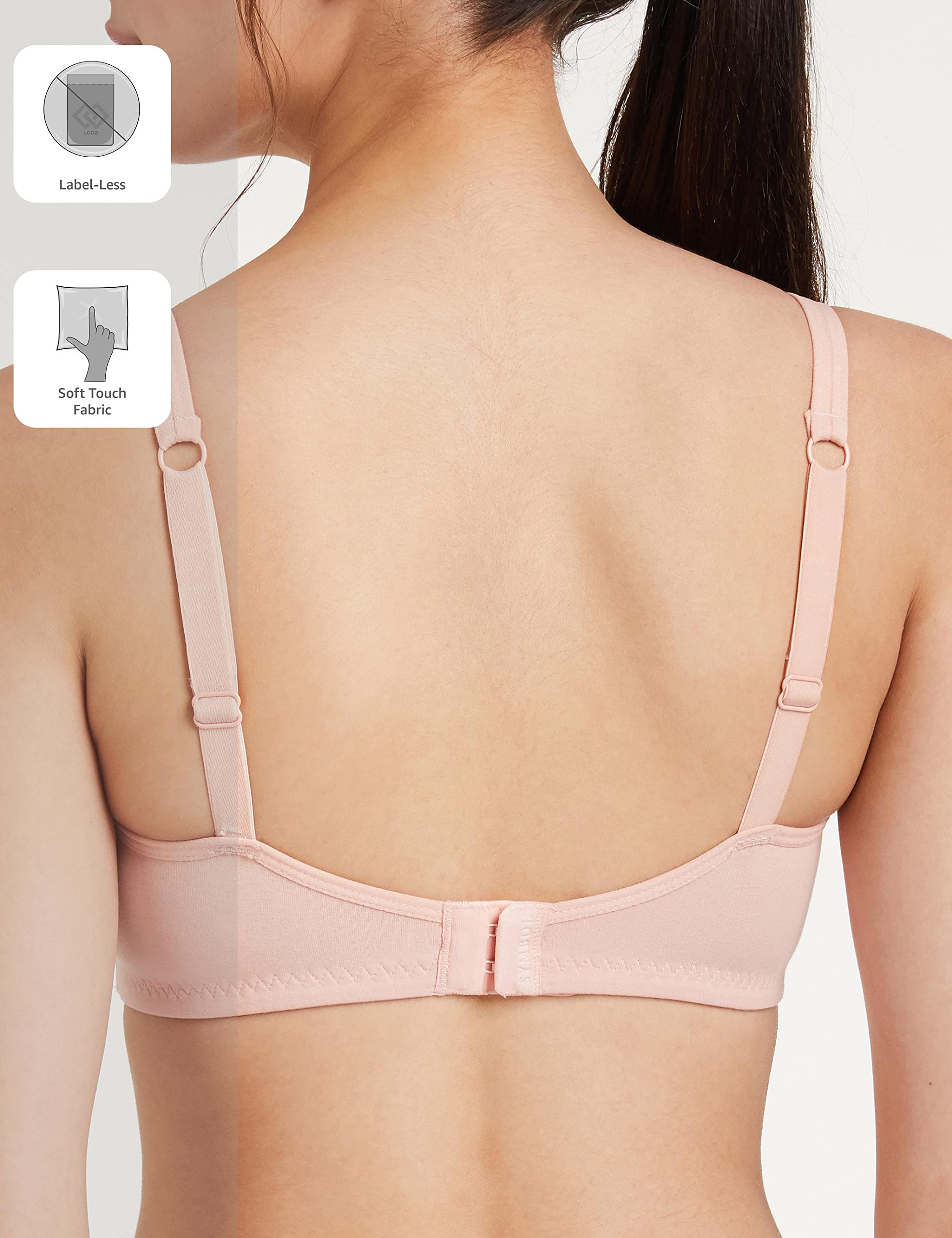 Symbol by GarbGlide Cotton Camisole Bra for Women - Image 5