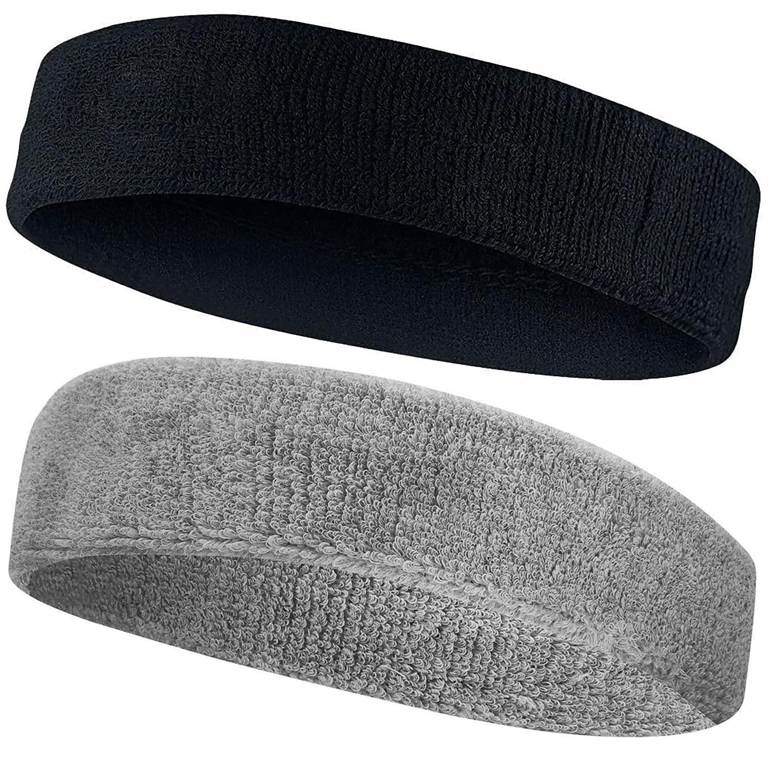 AMIFIT Unisex Sport Headband - Black & Grey