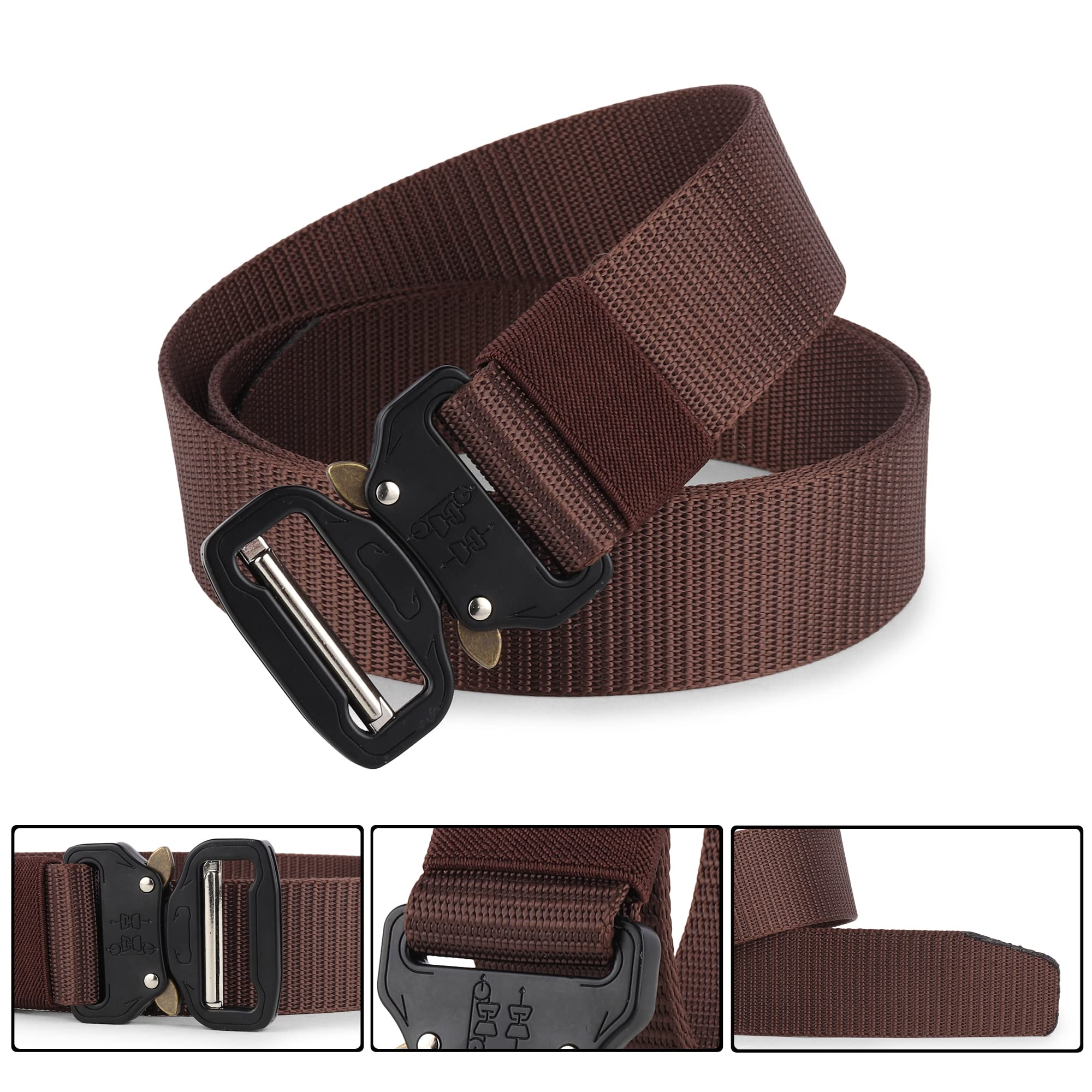 ZORO Men's Nylon Belt - Brown - Image 2