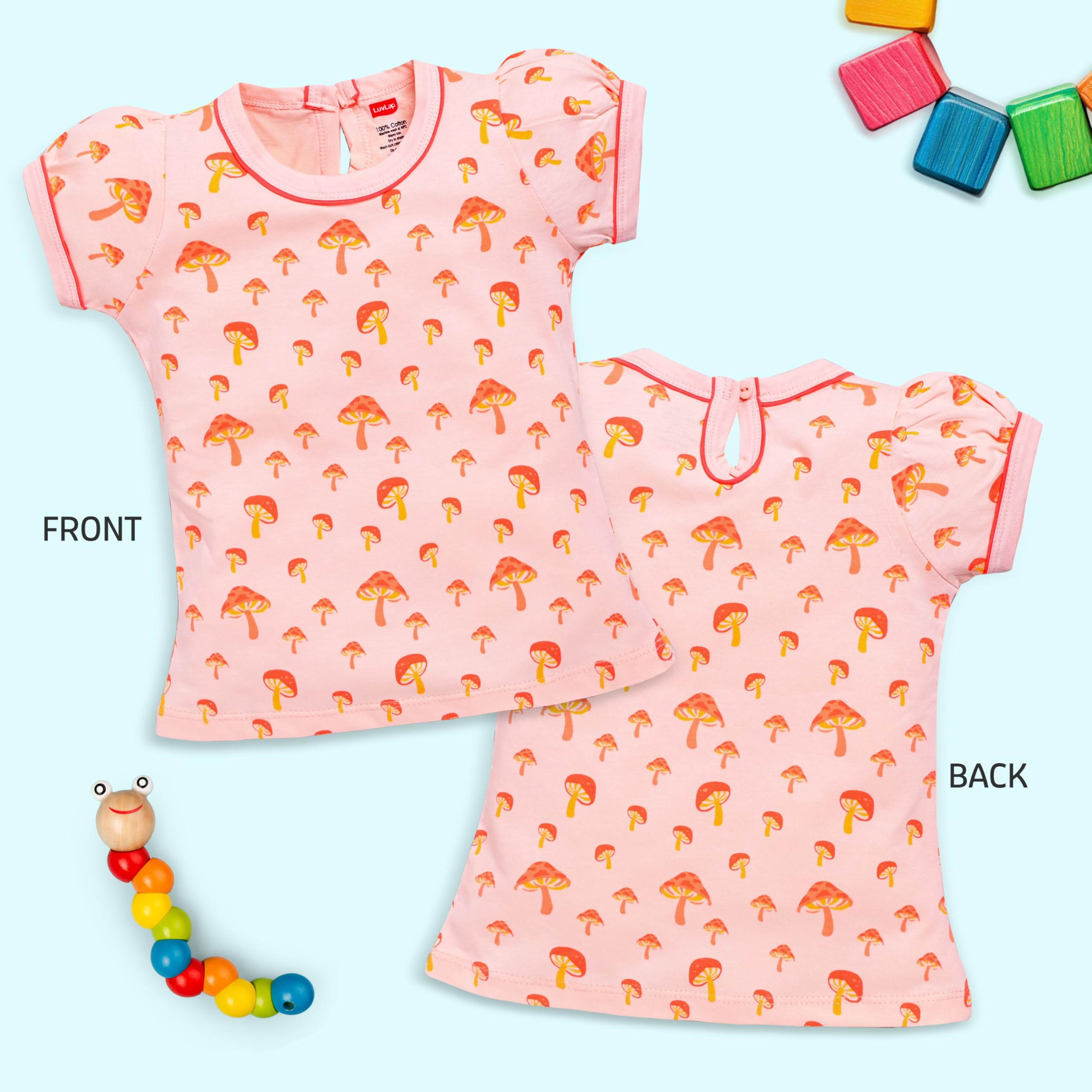 Luvlap Girls Cotton Top - Image 4