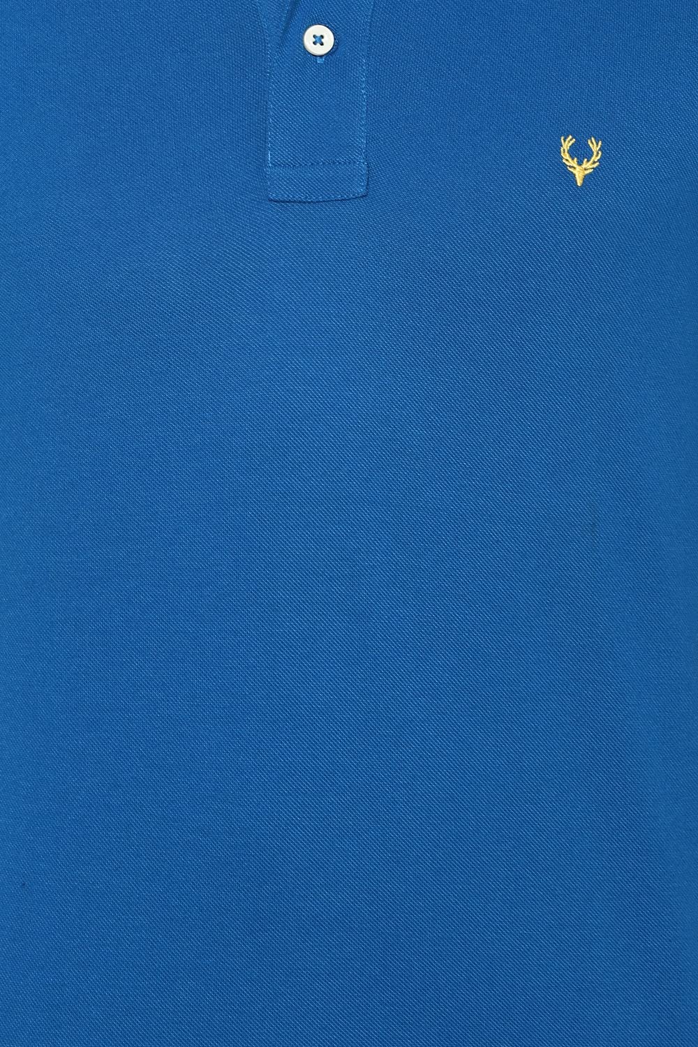 Allen Solly Men Blue Polo Neck T-Shirt - Image 4