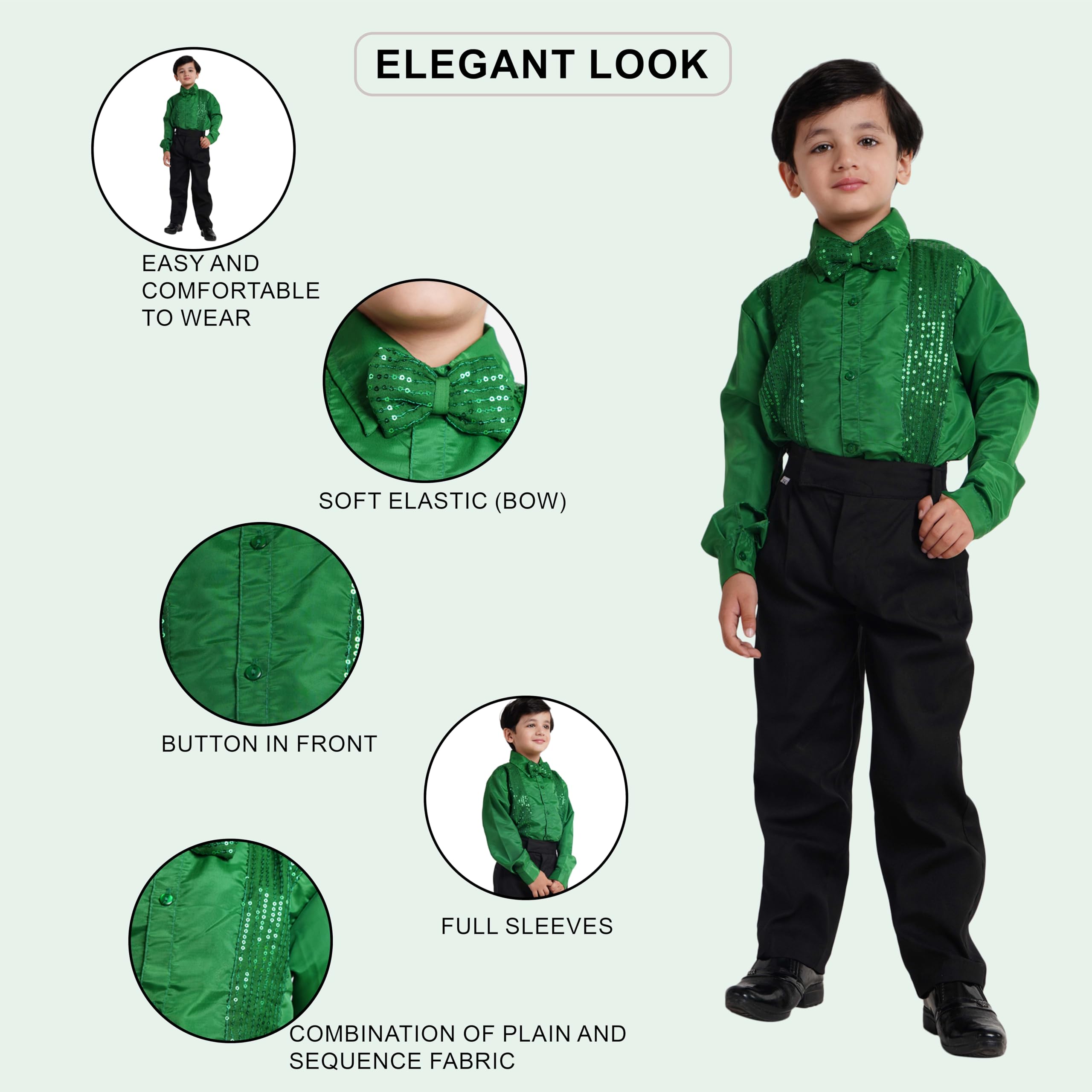 Kaku Polyester Dance Costume Shirt for Kids - Image 2