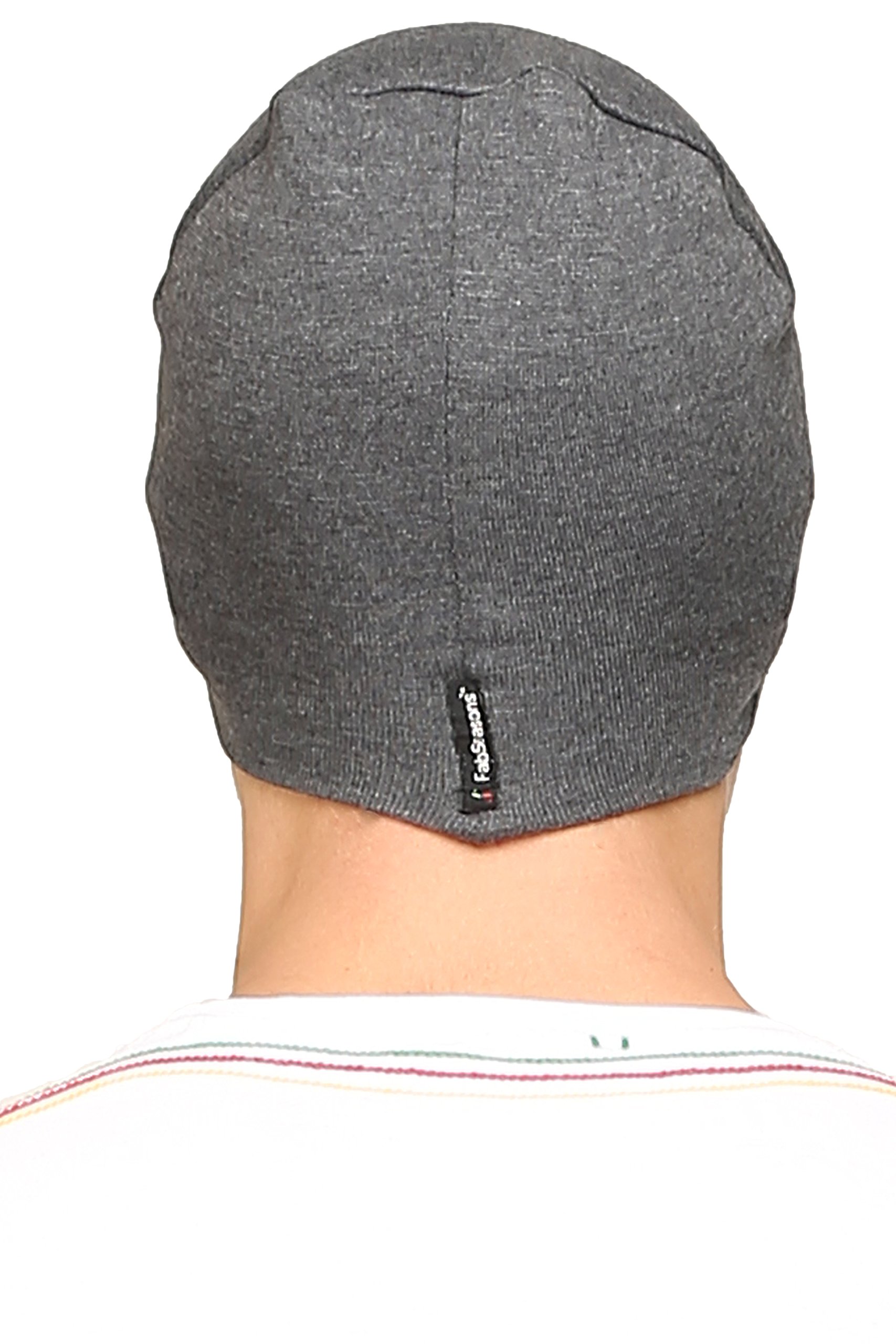 FabSeasons Cotton Cap Grey Unisex - Image 4