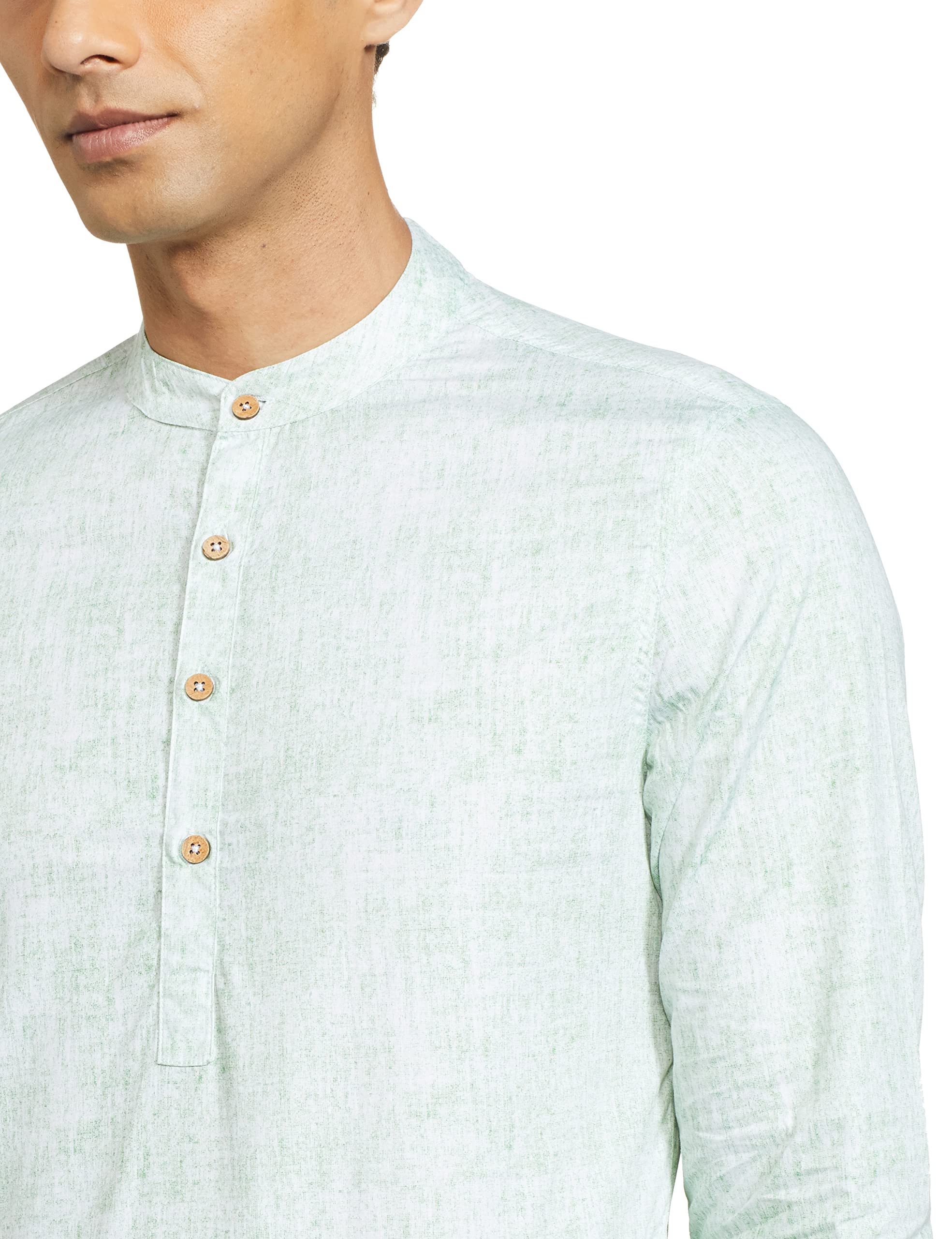 Amazon Men's Cotton Kurtas - Green - Image 3