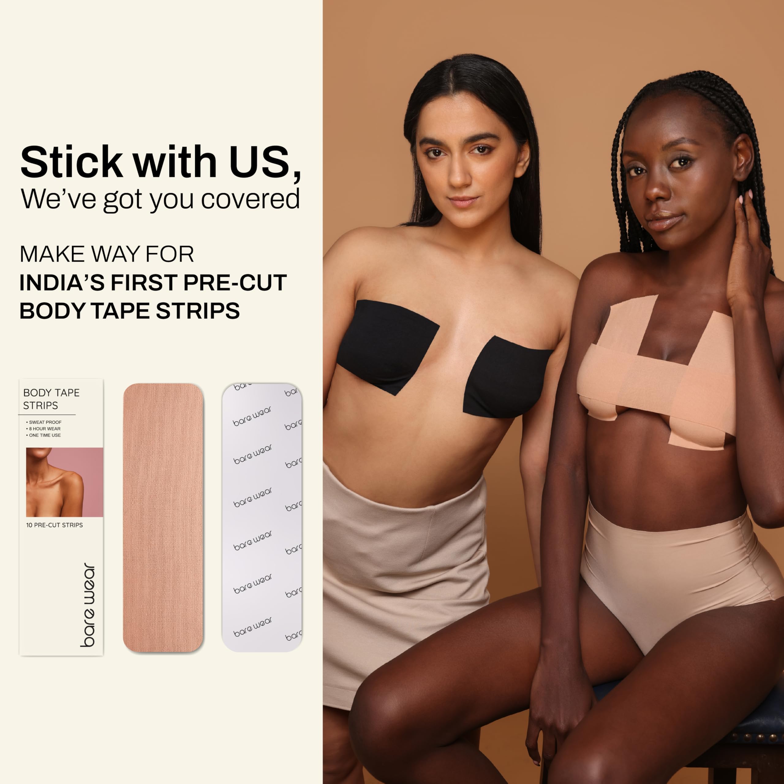 Bare Wear Body Tape Sweatproof Breast Lift - Image 3