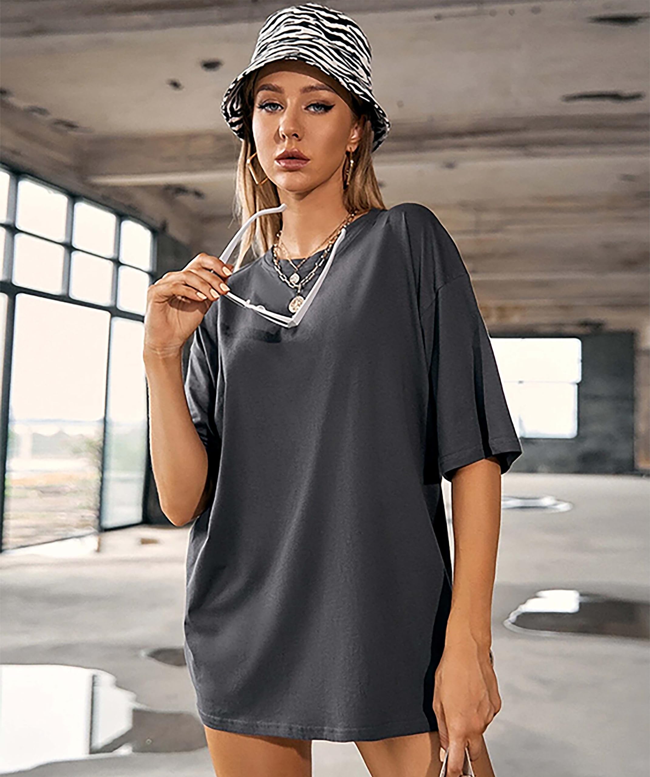 London Hills Women's T-Shirt - Dark Grey Purple - Image 2