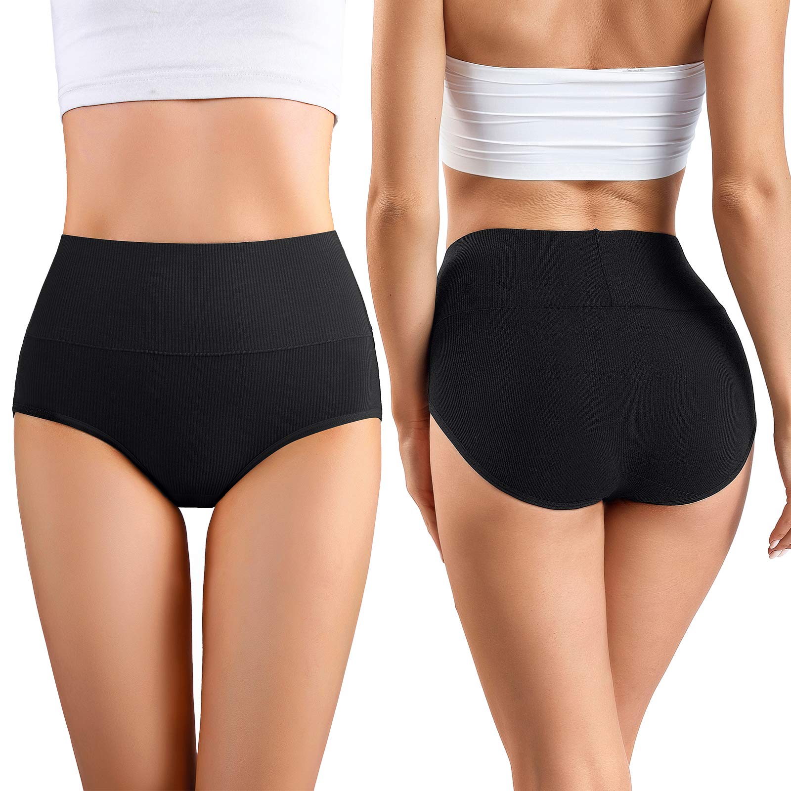 GarbGlide Women's High Waist Cotton Underwear - Image 2