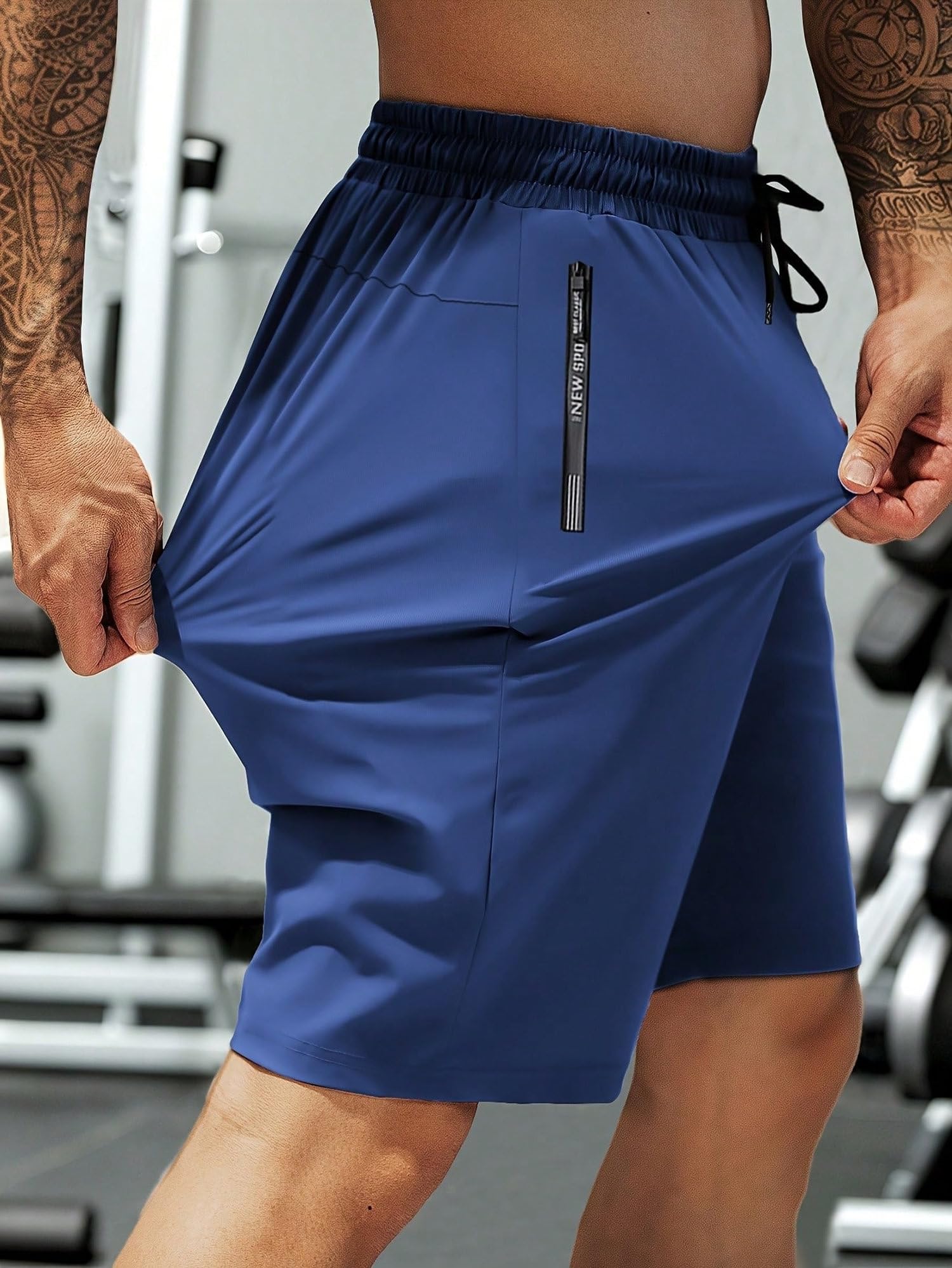 Lymio Men Casual Polyester Shorts - Image 3