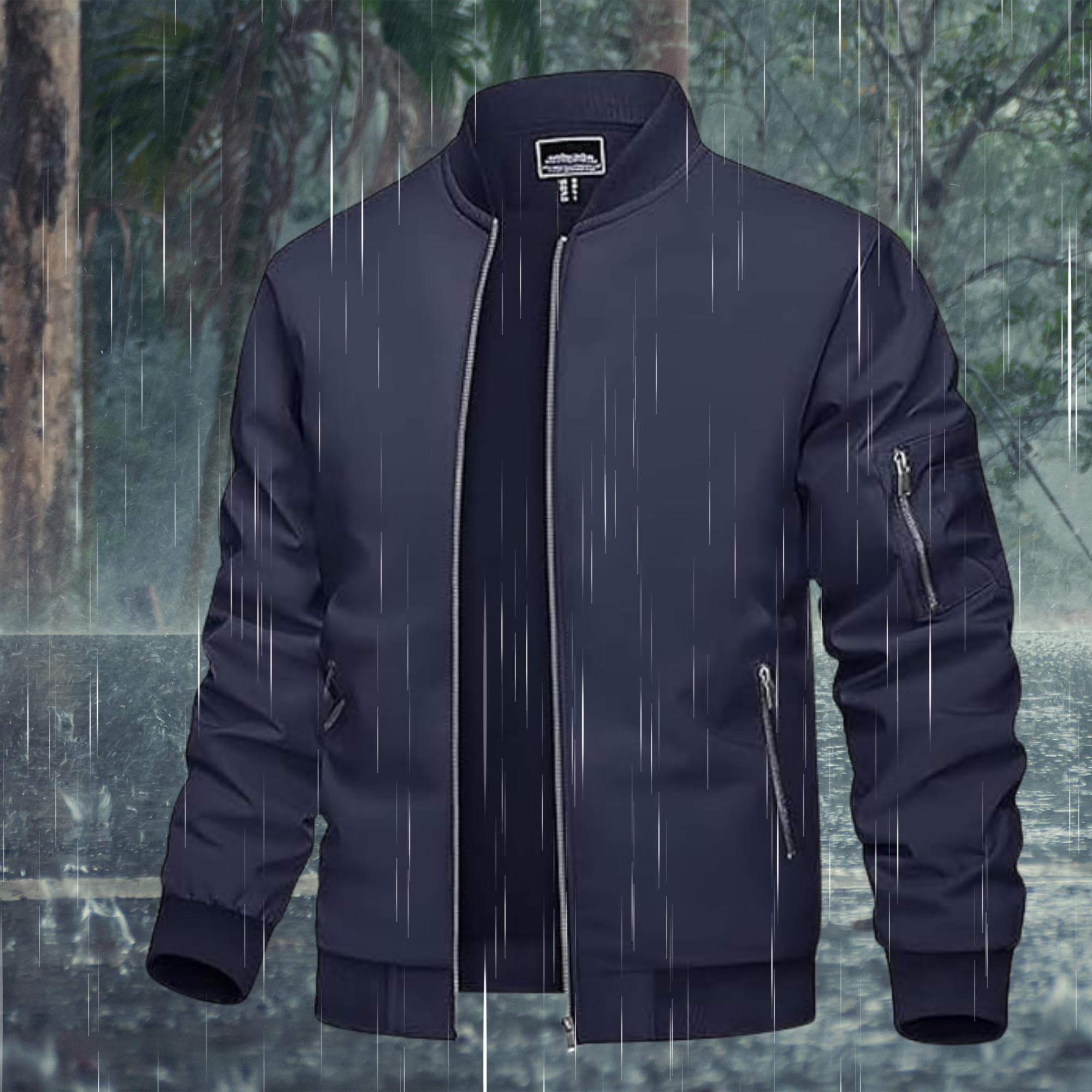 MIA FASHION Men Water-Resistant Jacket - Image 2