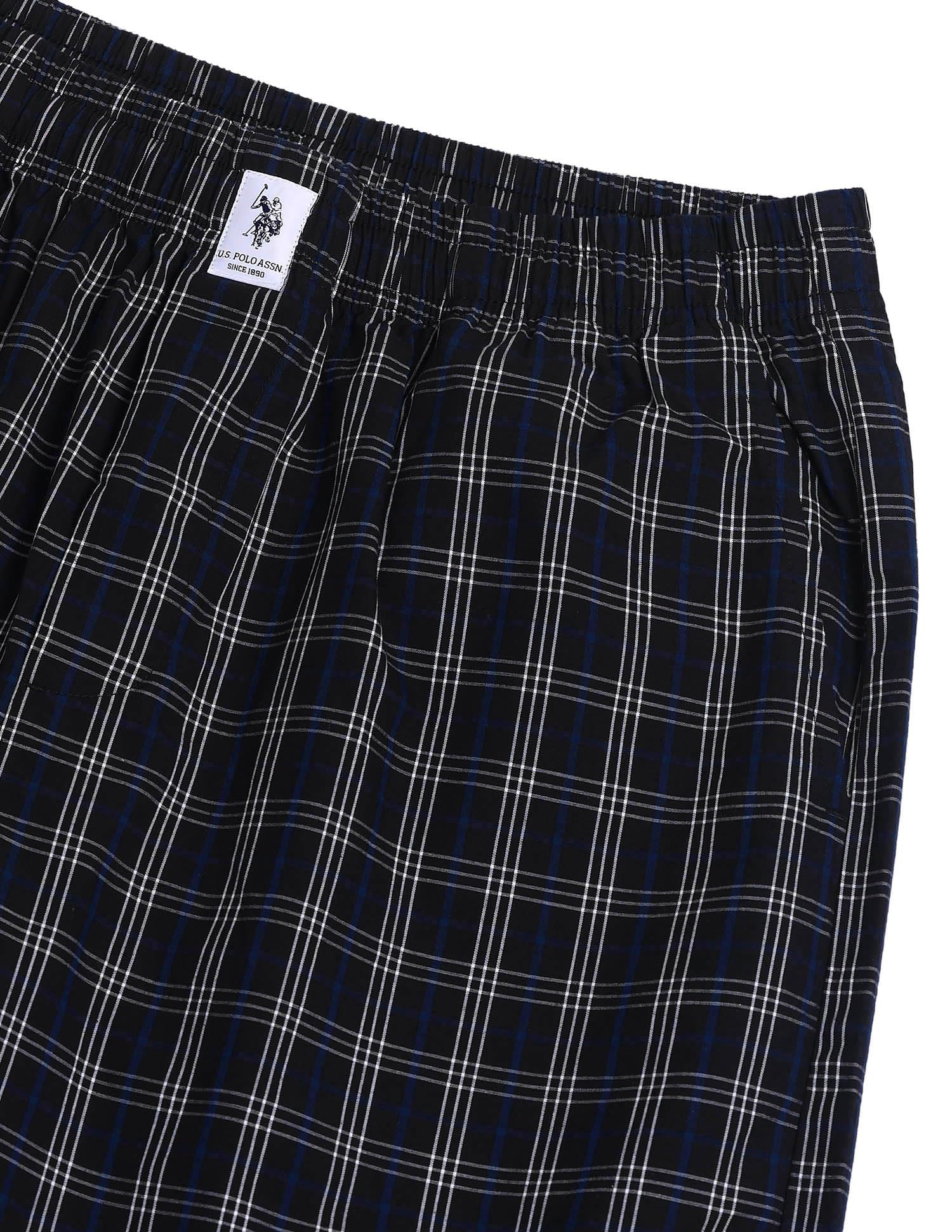 U.S. POLO ASSN Men's Track Pants - Black Blue White - Image 5