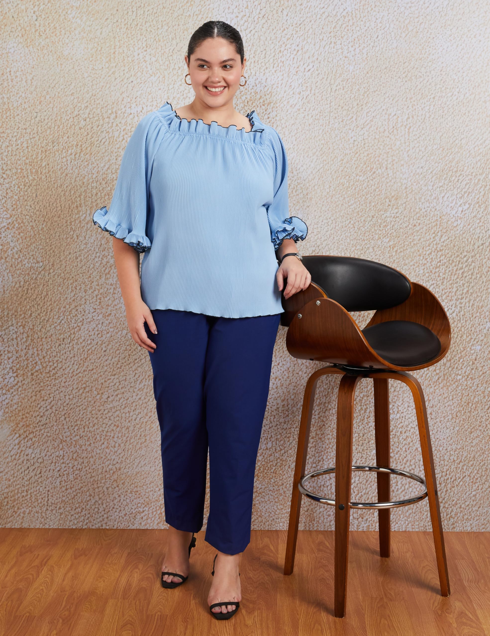 Amazon Women Tapered Fit Formal Trouser - Image 5