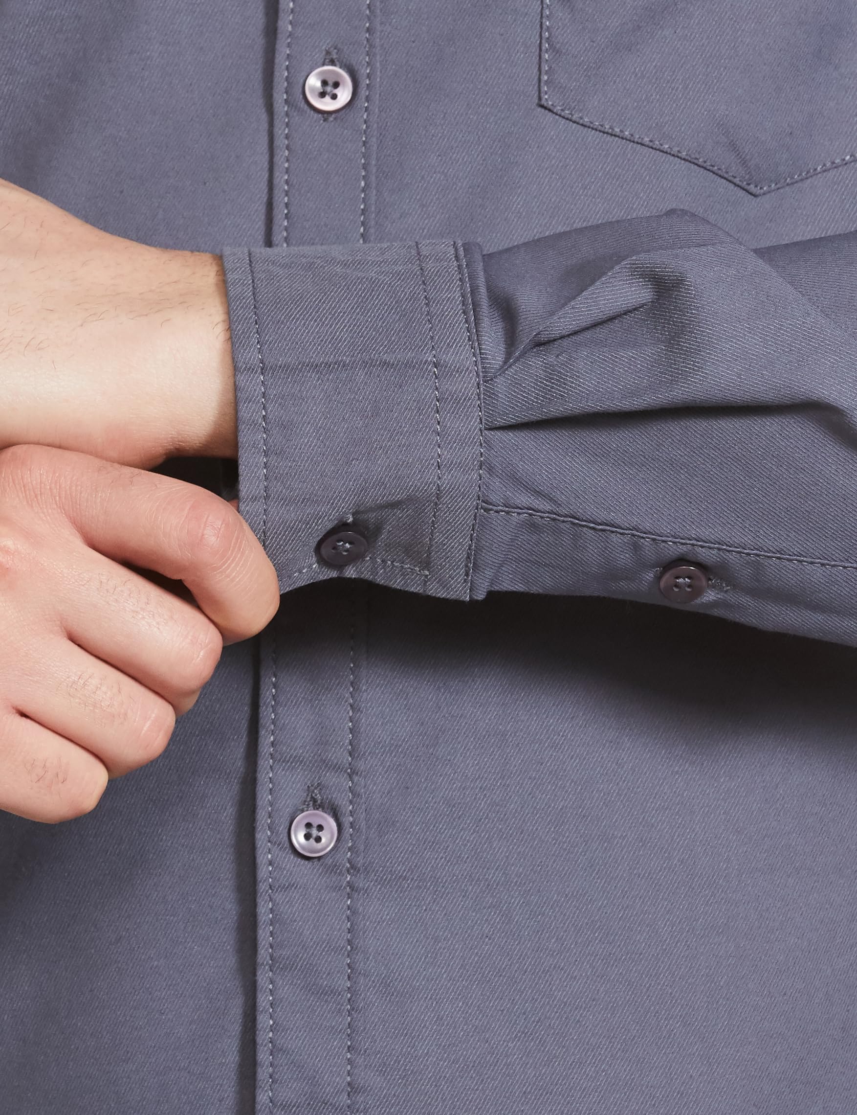 The Indian Garage Co Men's Slim Fit Shirt - Blue - Image 4