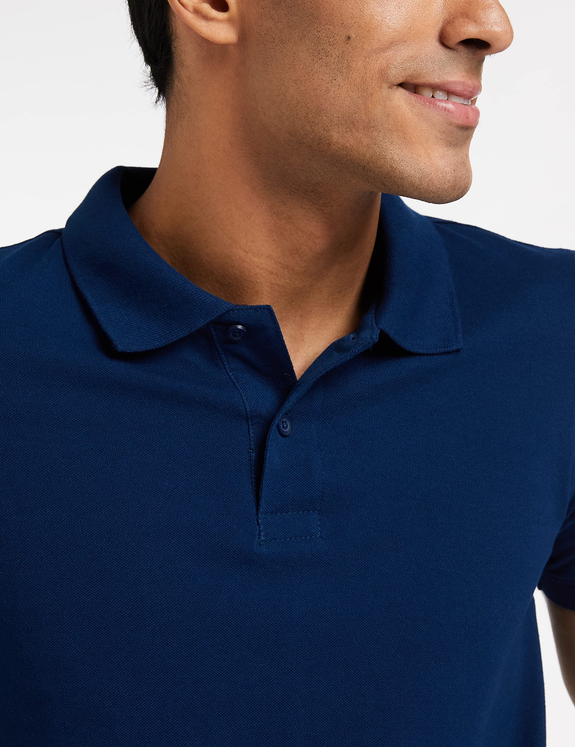 Symbol Men's Poseidon Blue Polo Shirt - Image 4