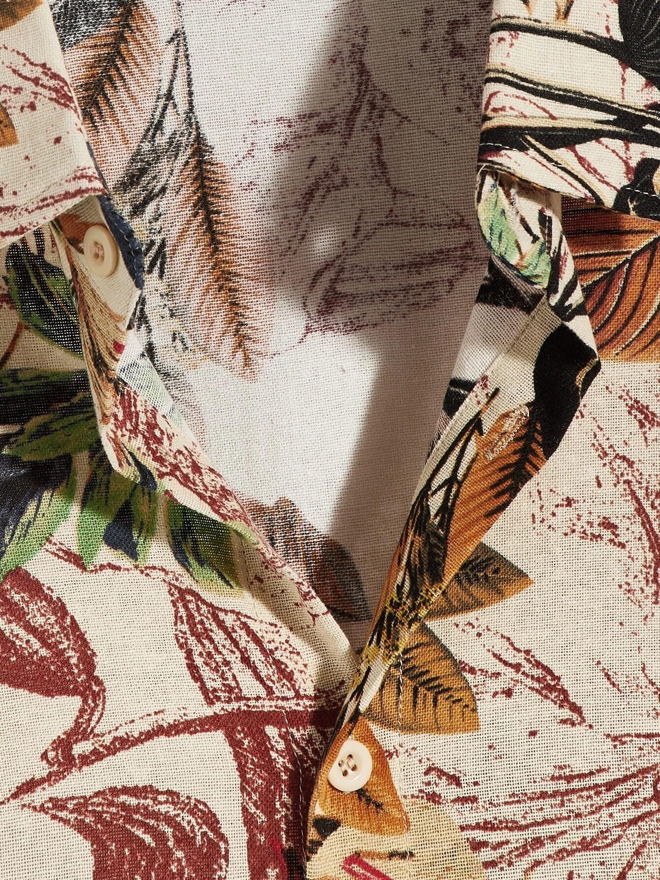 TAGAS Boys Tropical Shirt - Cream - Image 4