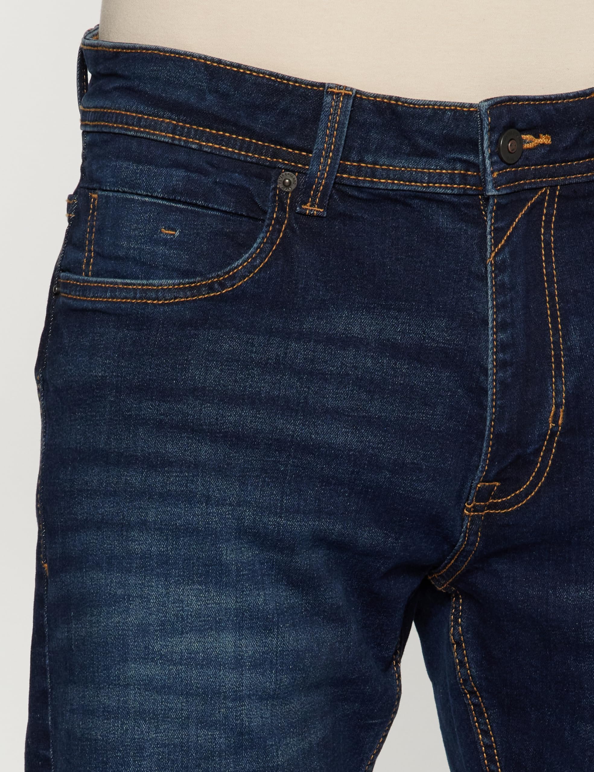 Peter England Men's Navy Twill Jeans - Image 4