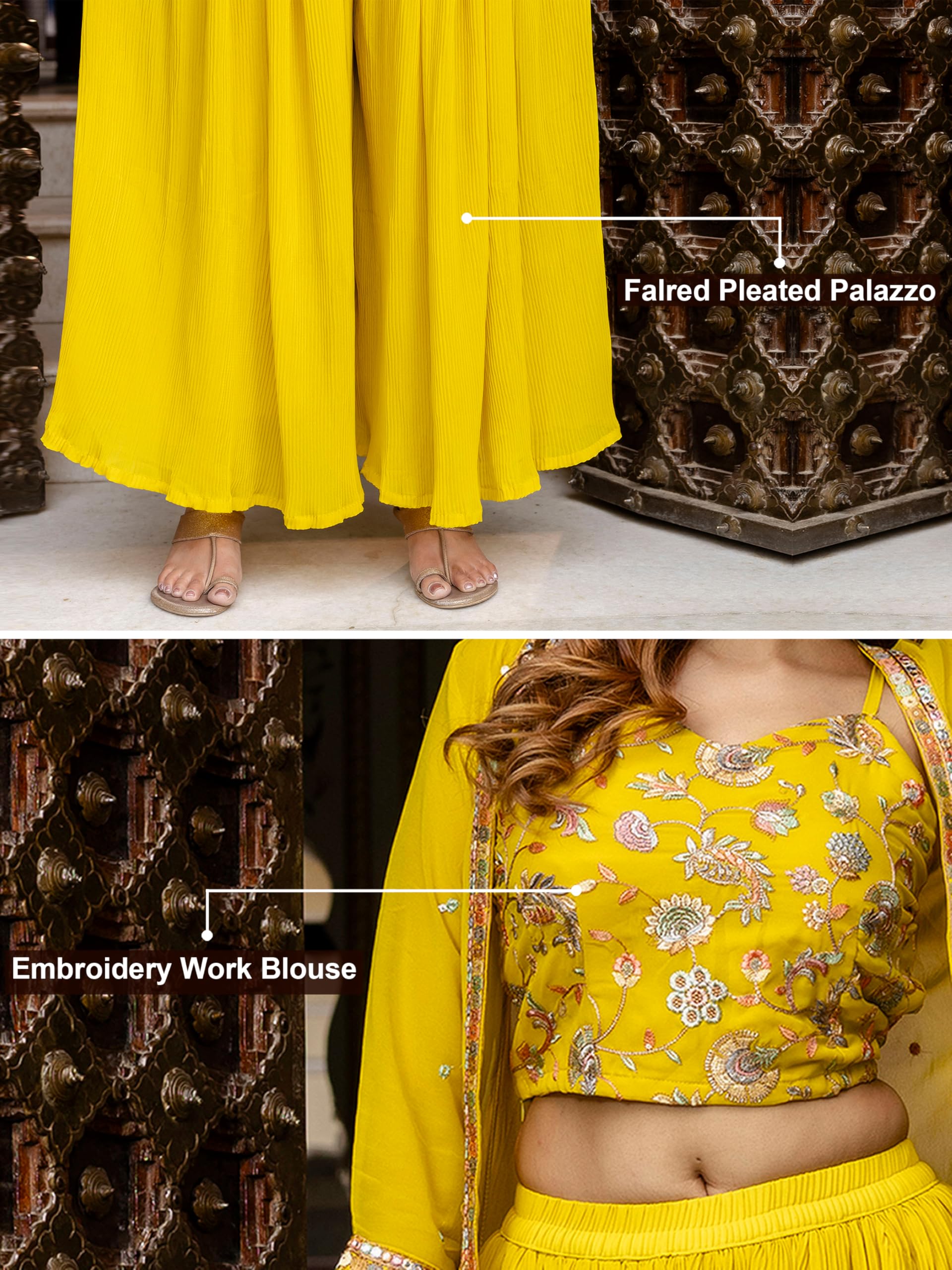 TRENDMALLS Women Georgette Embroidery Salwar Suit - Image 5